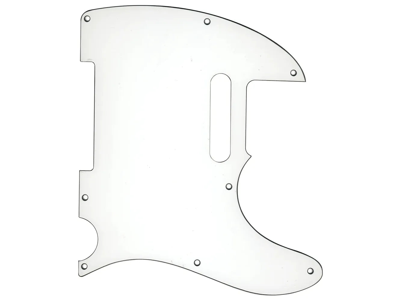 Guitar Tech Scratchplate ~ T-style ~ White