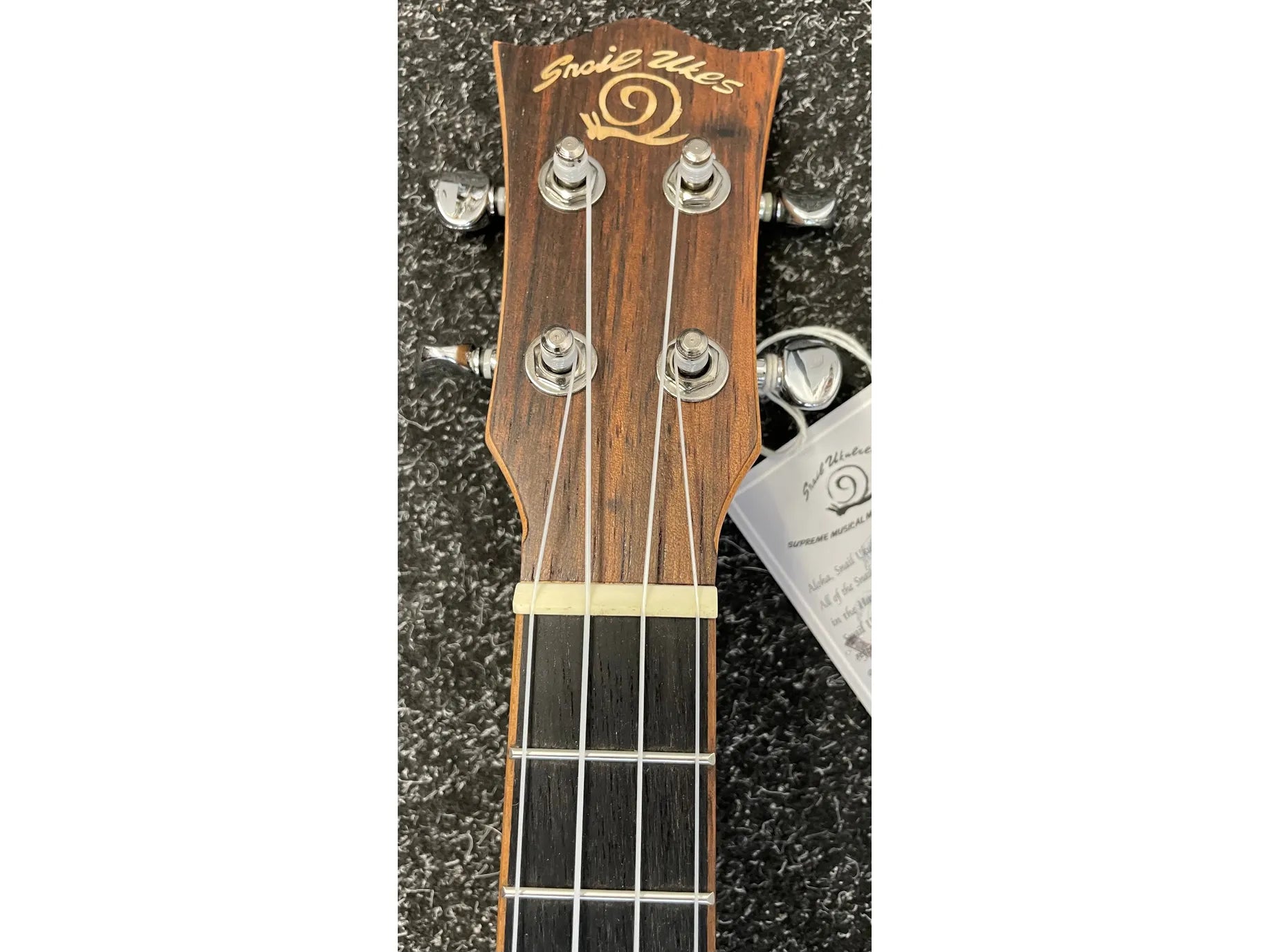 Snail Tenor Ukulele Zebrawood UKT-528E