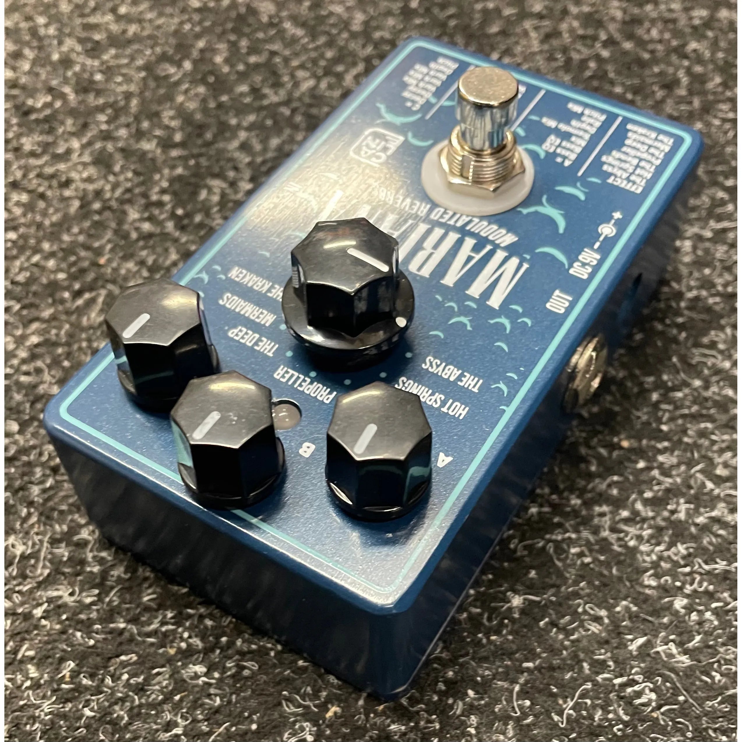 Caline CP-507 MARINA Reverb Modulation Multi Effect Guitar Pedal Pre-Owned