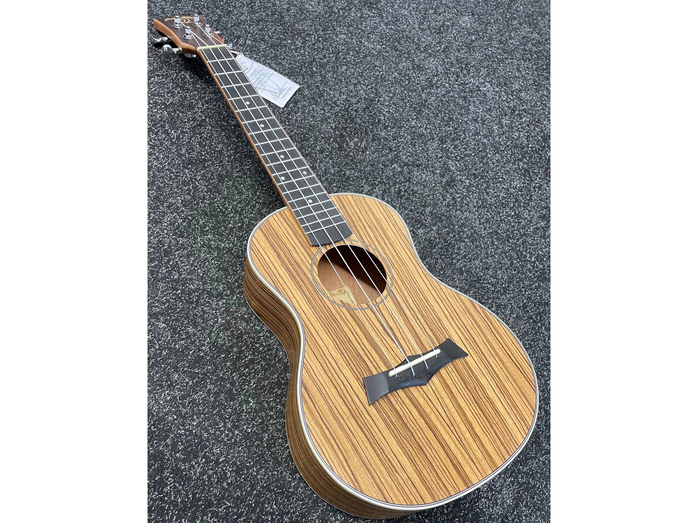 Snail Tenor Ukulele Zebrawood UKT-528E