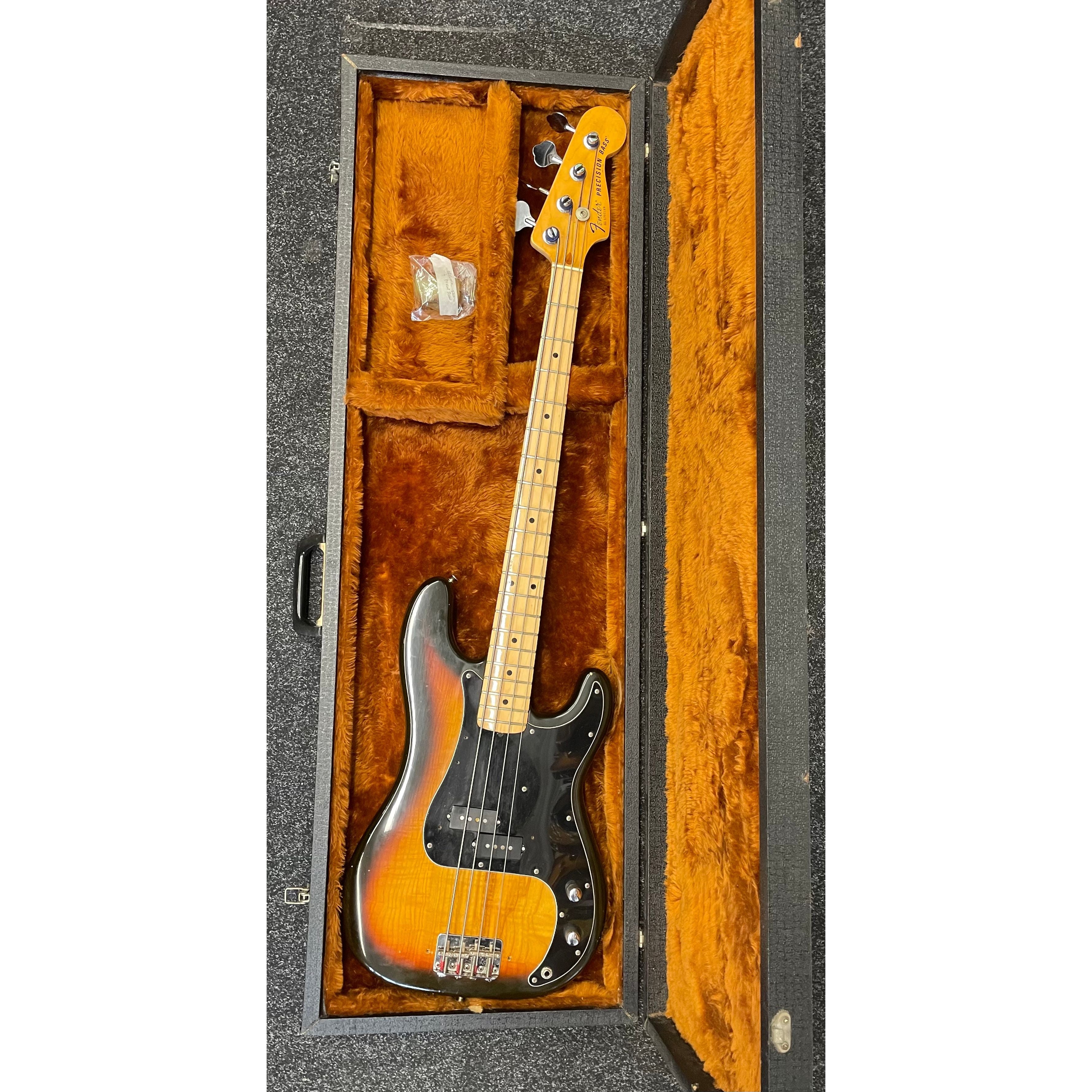 Fender USA Precision Bass 1979 in Sunburst with Hardcase Pre-Owned