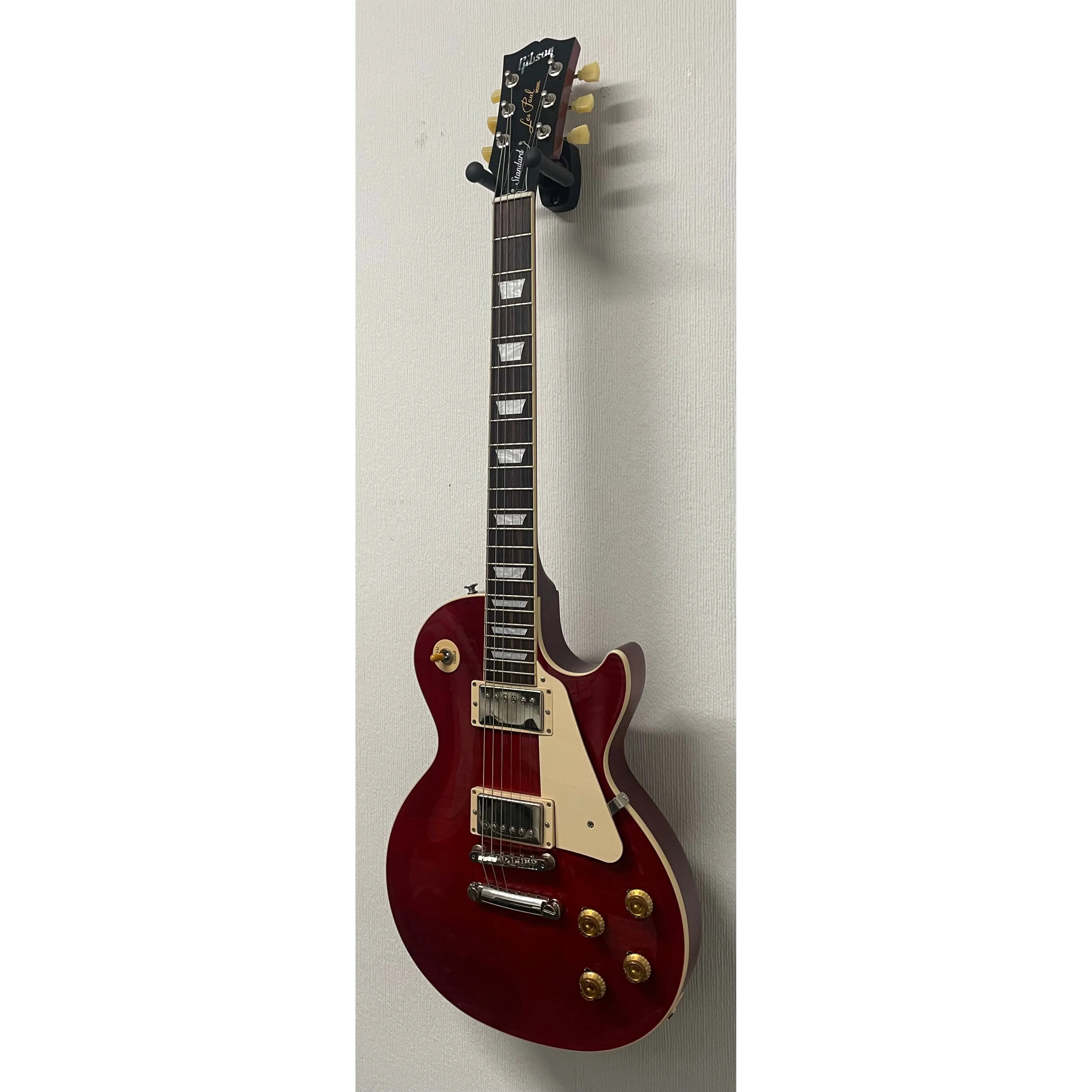 Gibson Les Paul Standard 50s Figured Top in Trans Cherry with Original Hardcase, Case Candy and Box