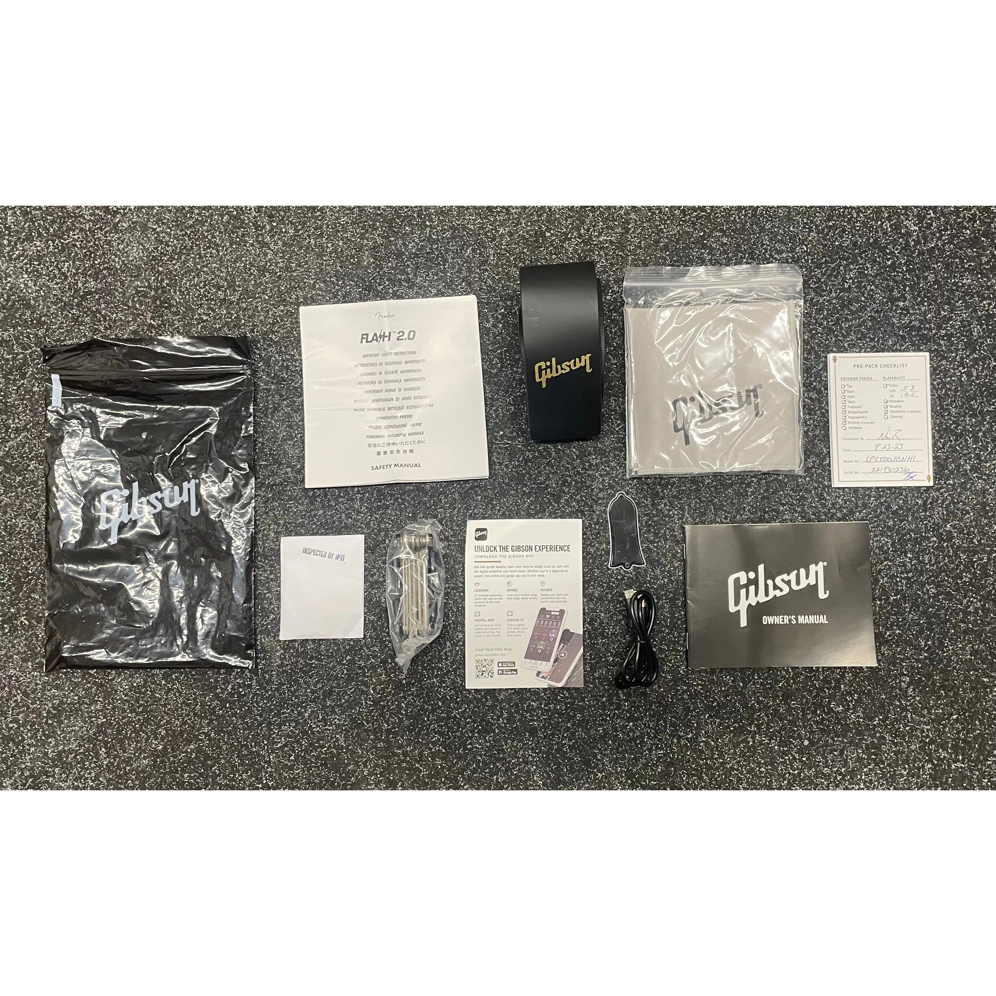 Gibson Les Paul Standard 50s Figured Top in Trans Cherry with Original Hardcase, Case Candy and Box