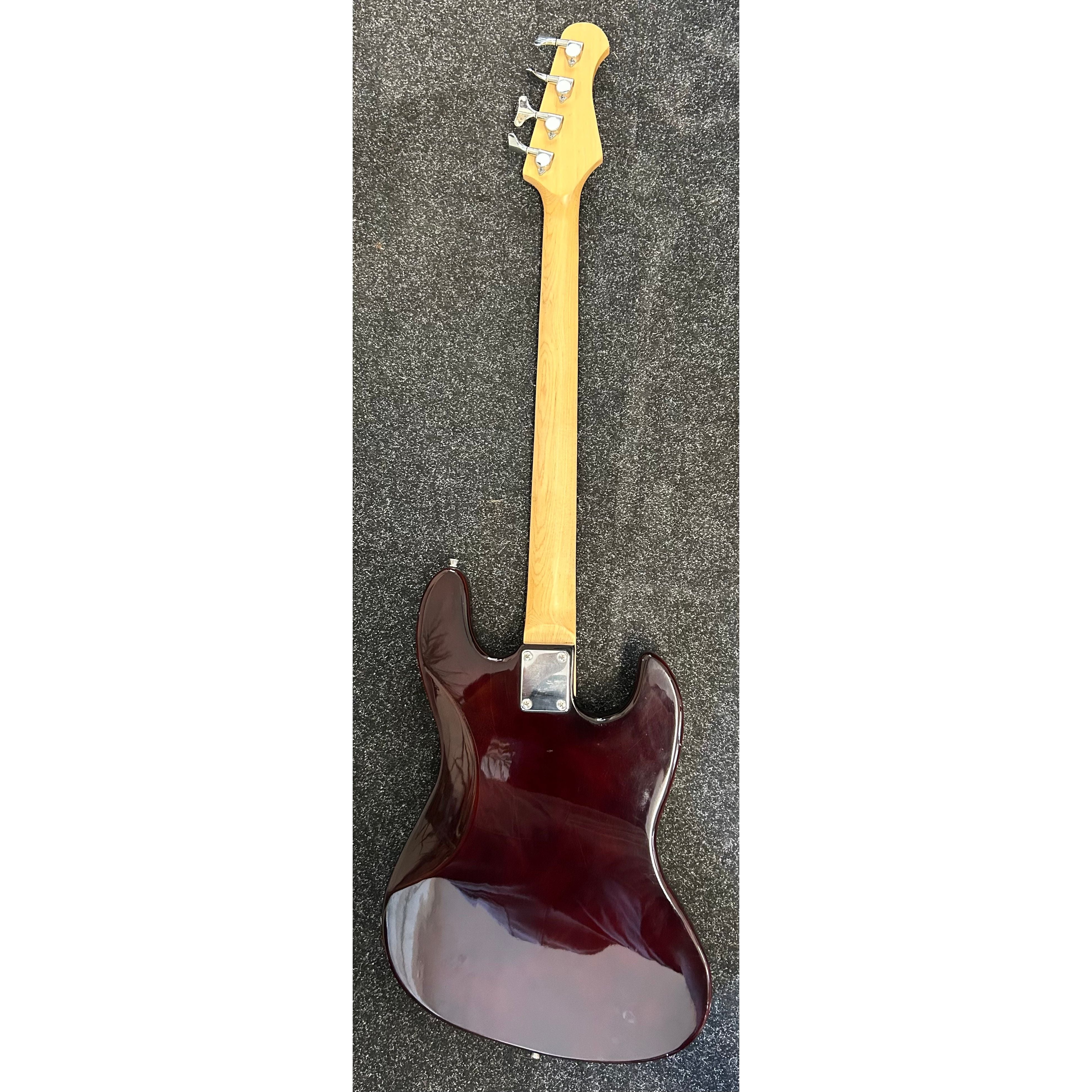 Benson J-Style Jazz Bass Guitar Left Handed in Burst Finish Pre-Owned