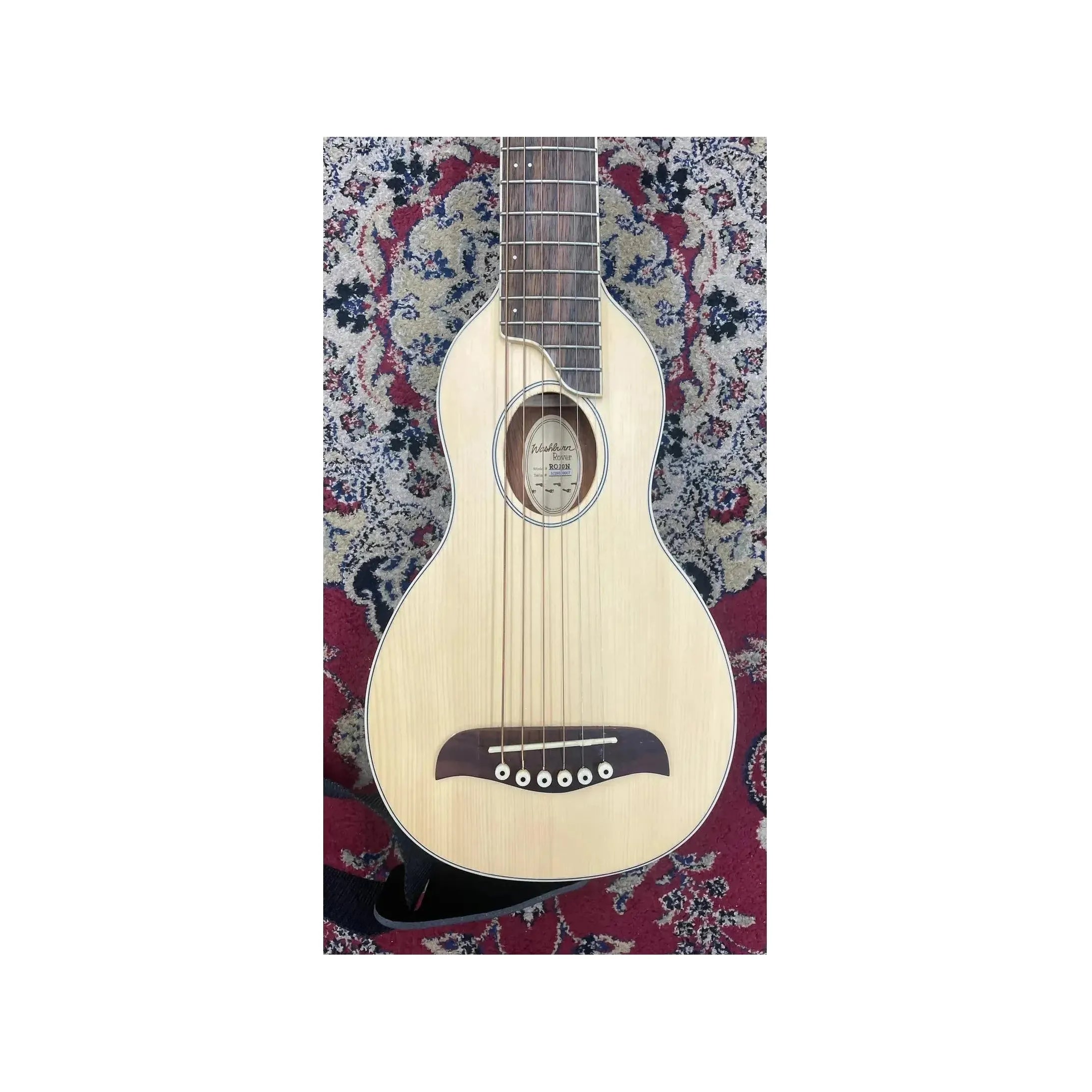 Washburn Rover RO10 Travel Guitar with Case Pre-Owned – The Music Bank Washburn Rover RO10 Travel Guitar with Case Pre-Owned – The Music Bank
