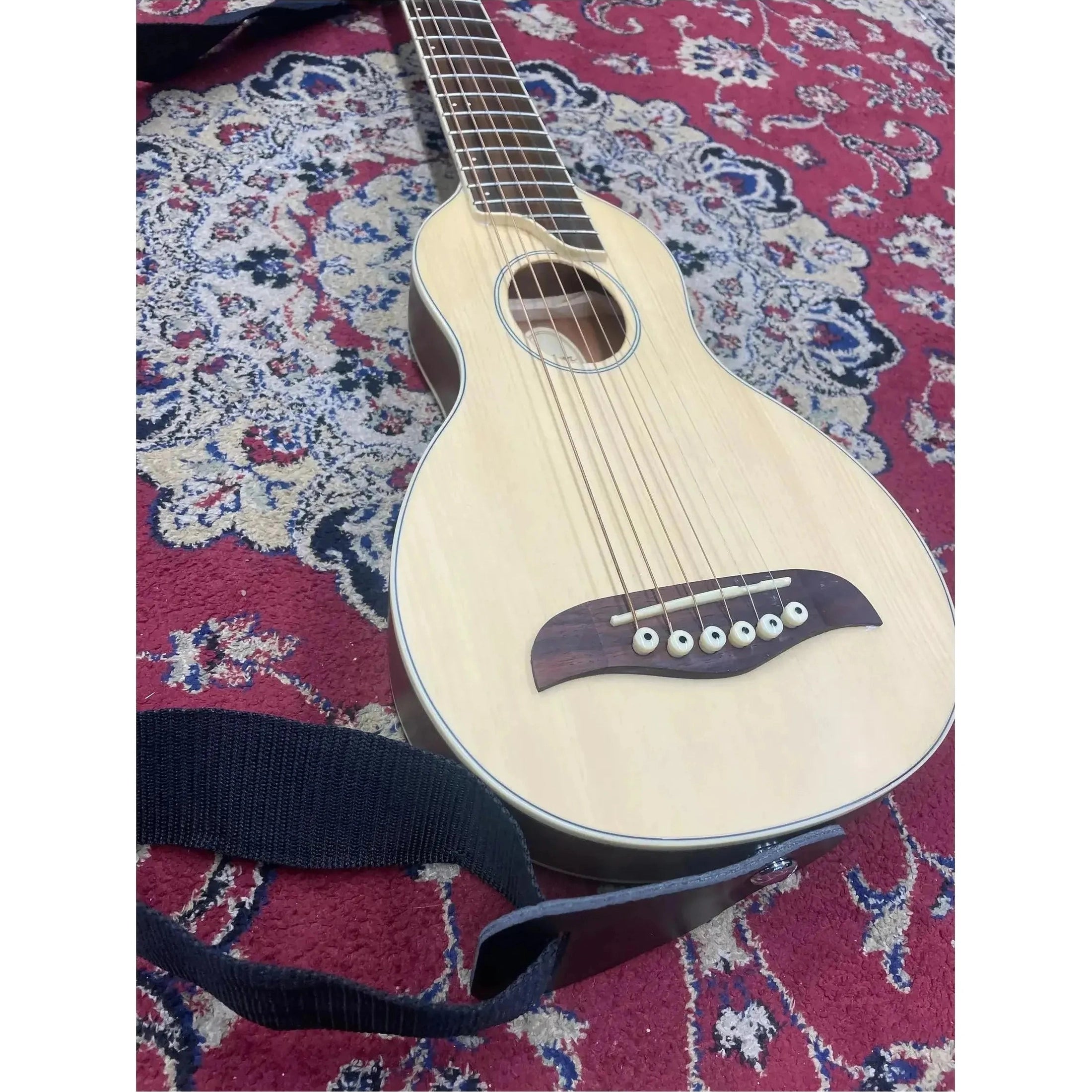 Washburn Rover RO10 Travel Guitar with Case Pre-Owned – The Music Bank Washburn Rover RO10 Travel Guitar with Case Pre-Owned – The Music Bank