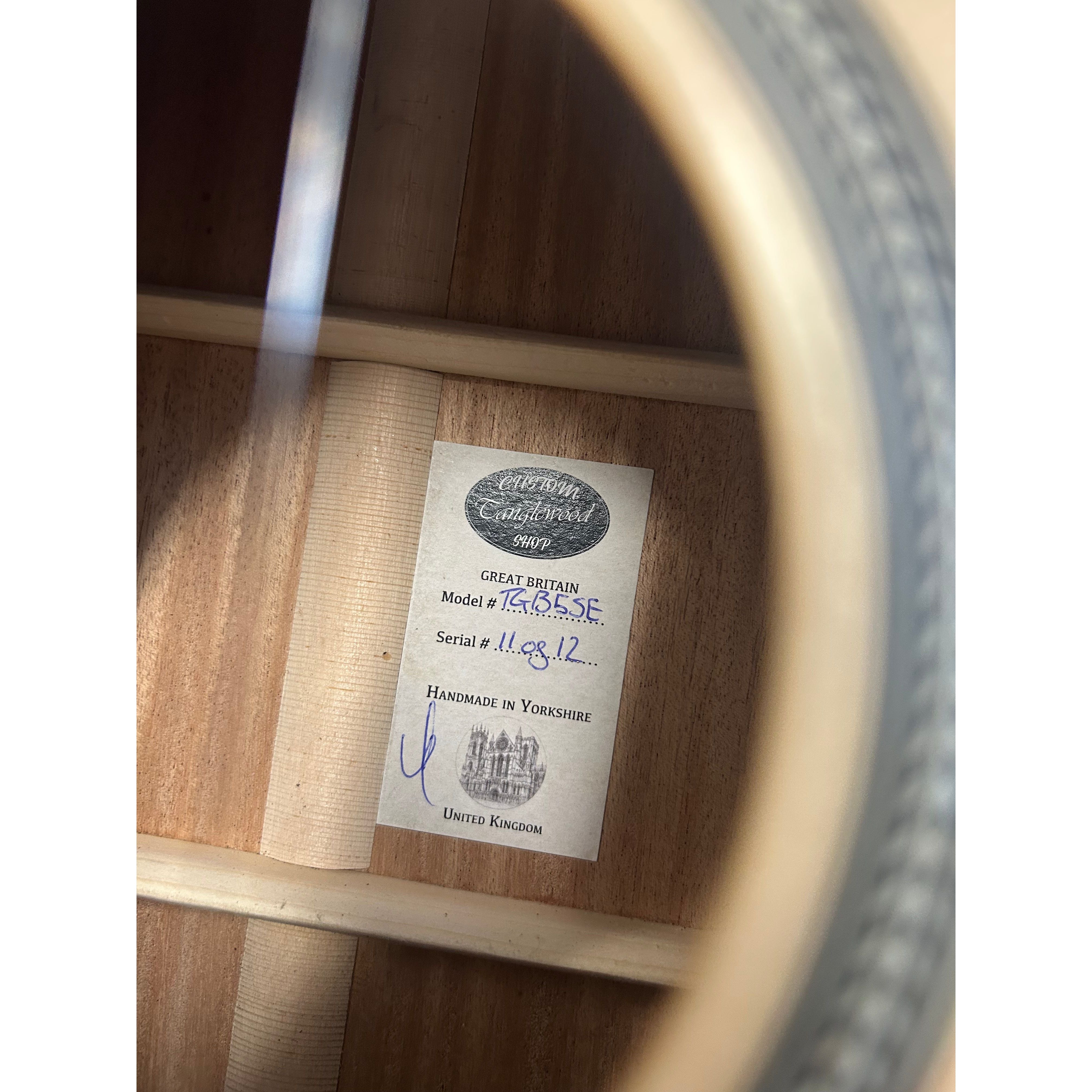 Tanglewood TGB5SE Great Britain 'Dreadnought' Electro Acoustic Guitar