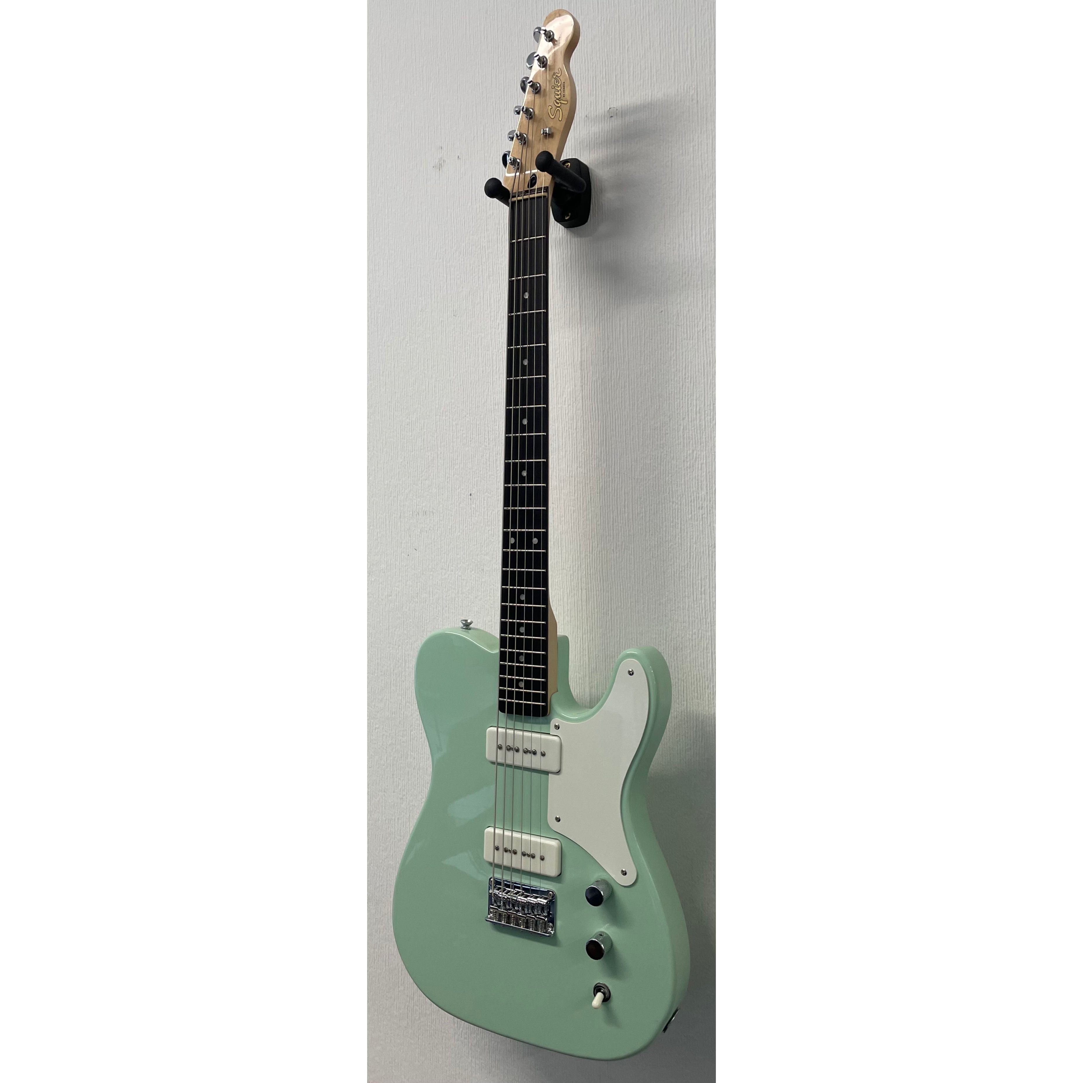 Squier Paranormal Series Baritone Cabronita Telecaster Electric Guitar in Surf Green Pre-Owned