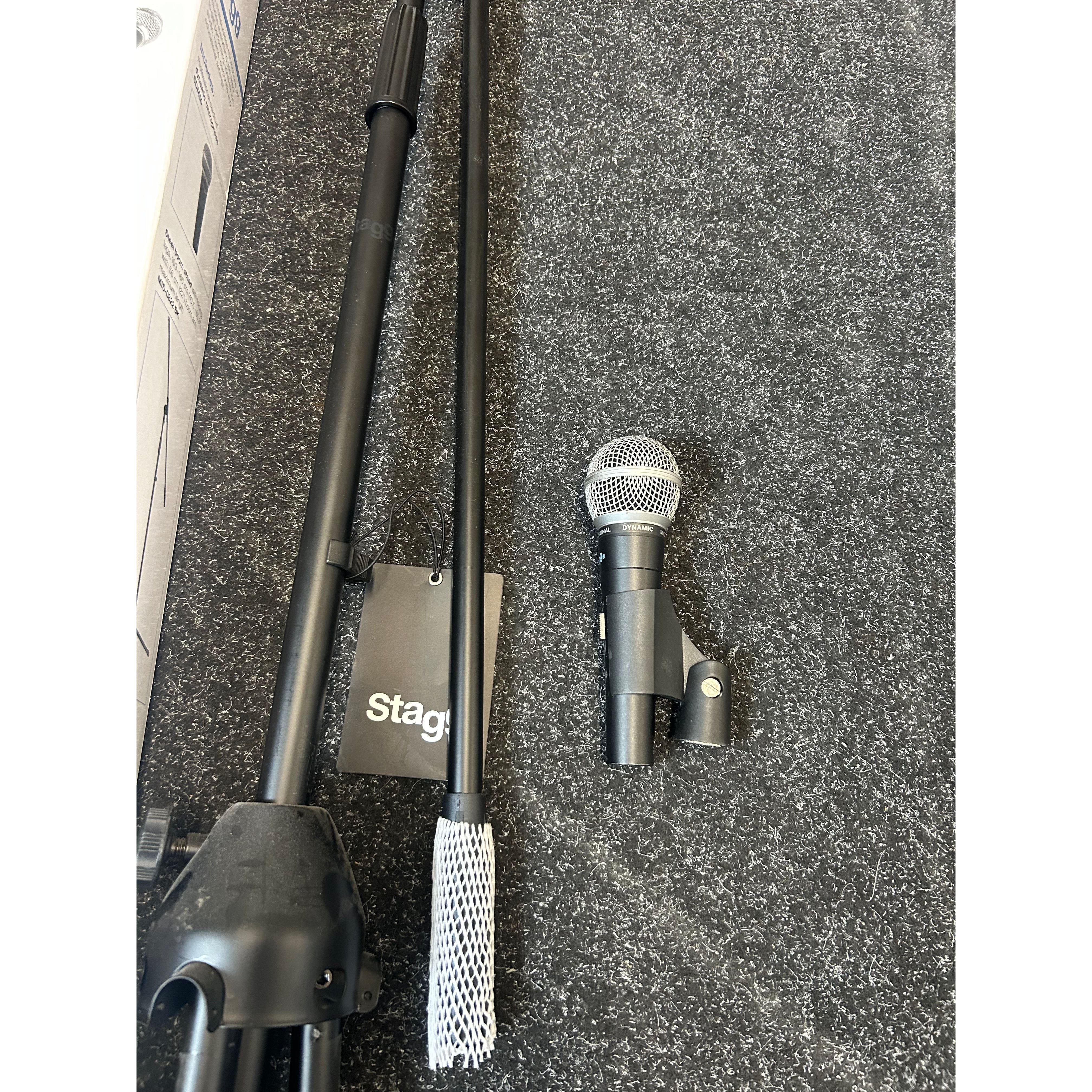 Stagg Microphone Performer Set, Mic, Stand and Clip - B-Stock