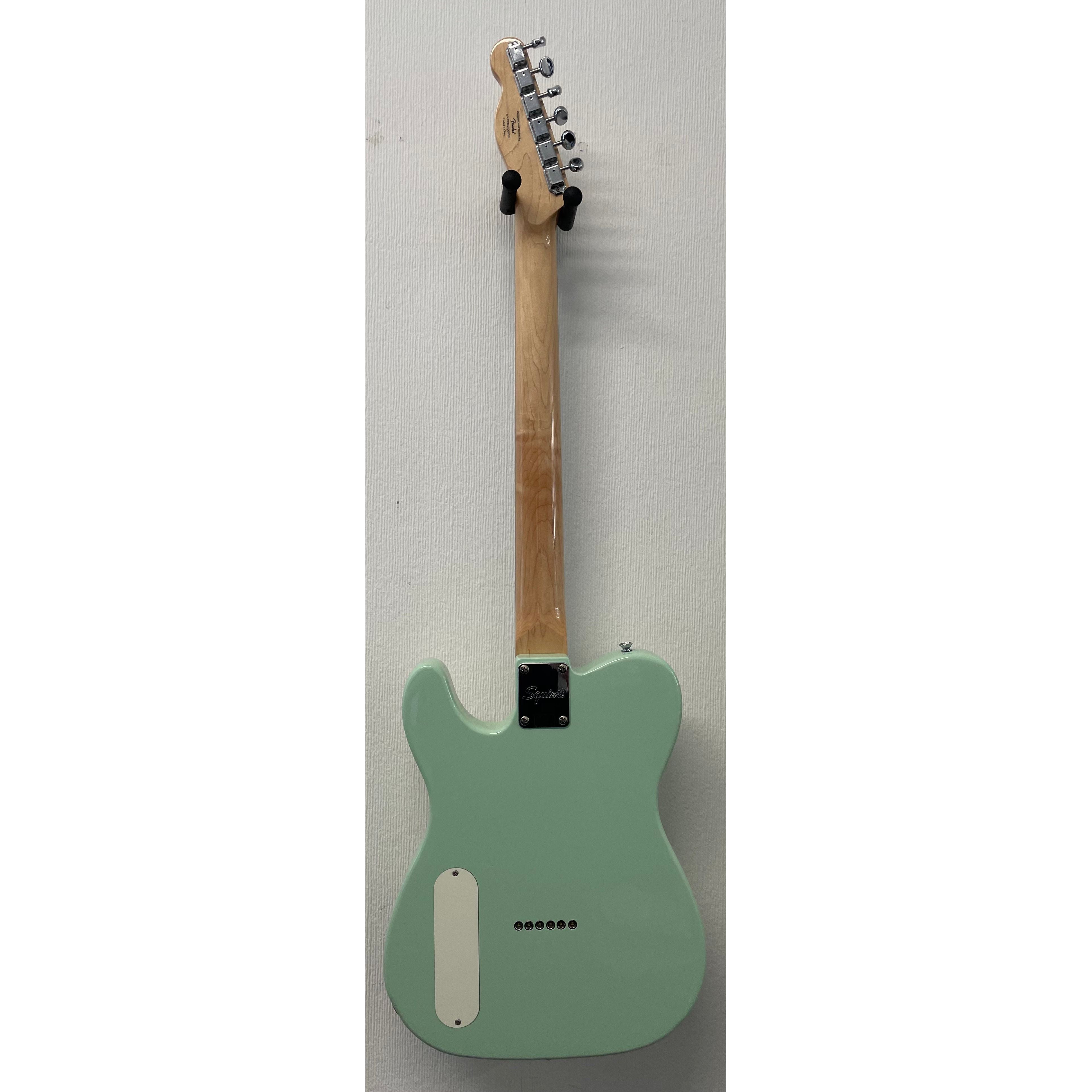 Squier Paranormal Series Baritone Cabronita Telecaster Electric Guitar in Surf Green Pre-Owned