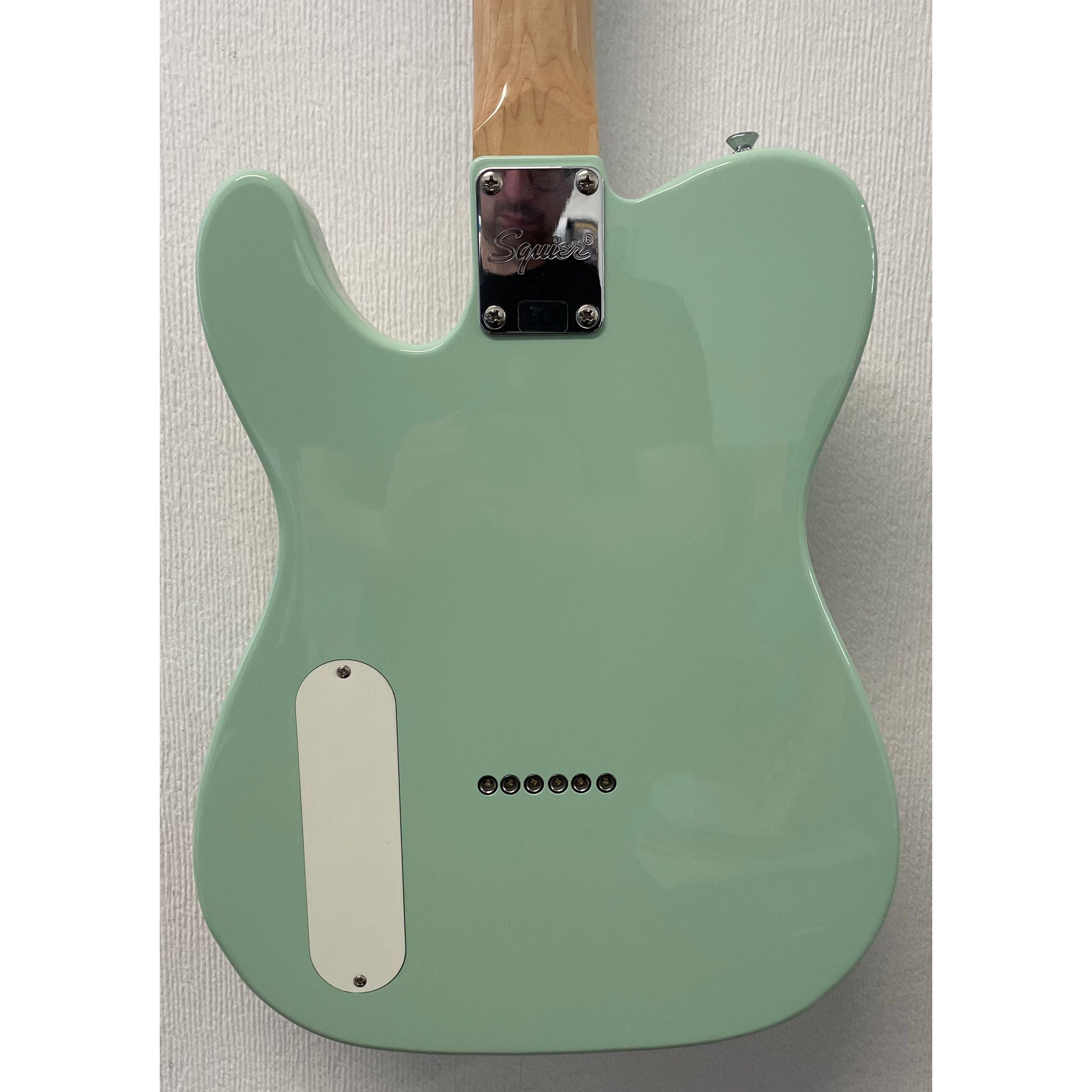Squier Paranormal Series Baritone Cabronita Telecaster Electric Guitar in Surf Green Pre-Owned