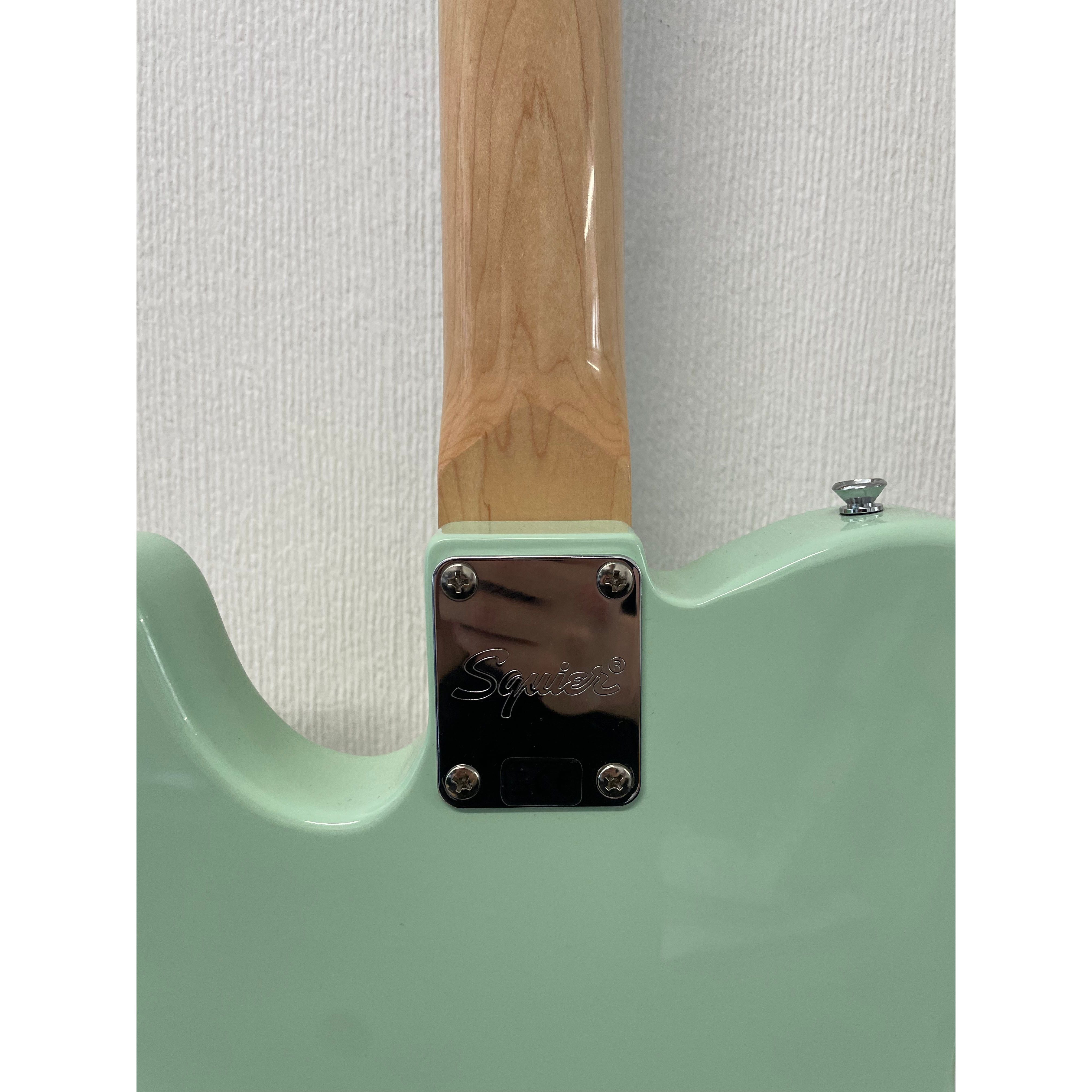 Squier Paranormal Series Baritone Cabronita Telecaster Electric Guitar in Surf Green Pre-Owned
