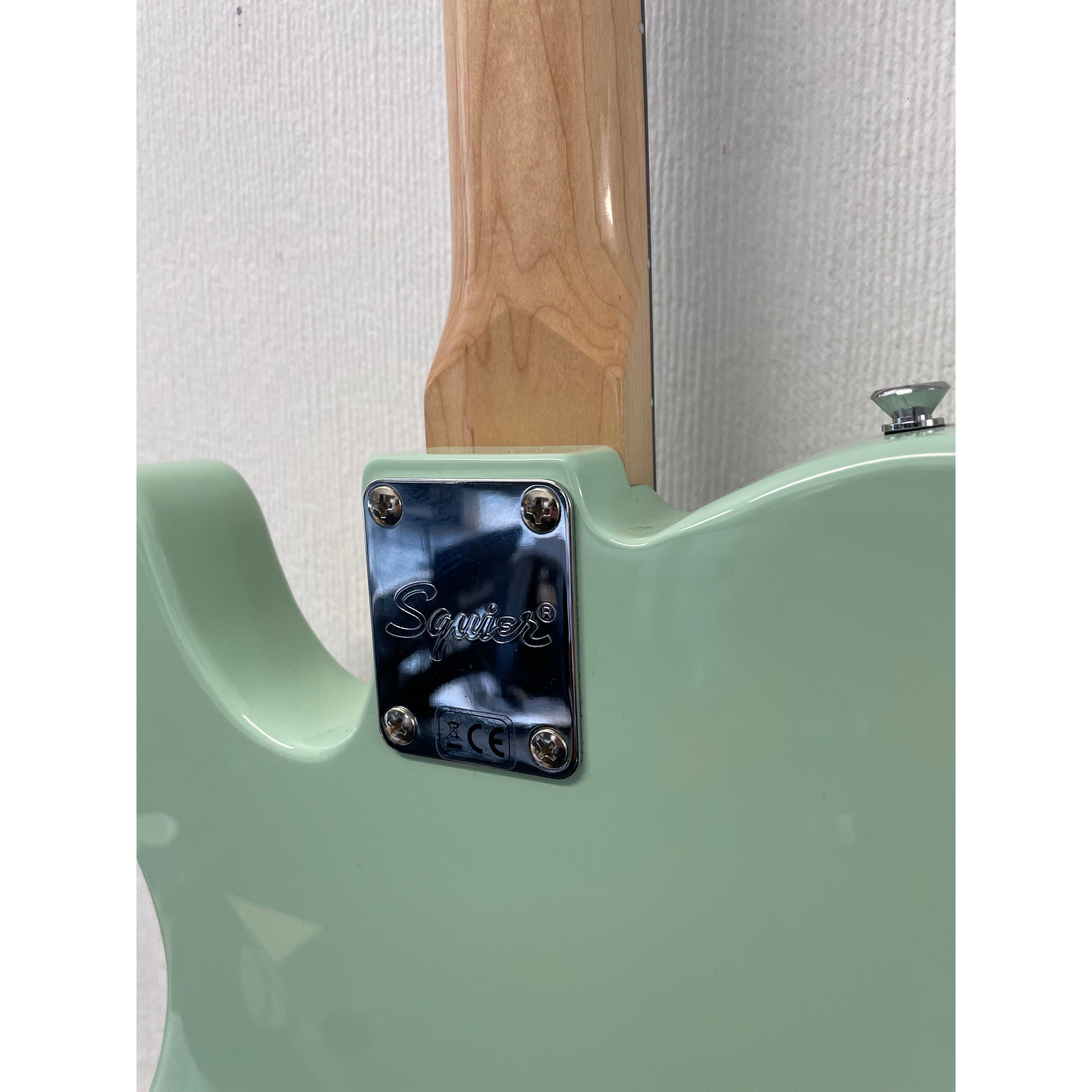 Squier Paranormal Series Baritone Cabronita Telecaster Electric Guitar in Surf Green Pre-Owned