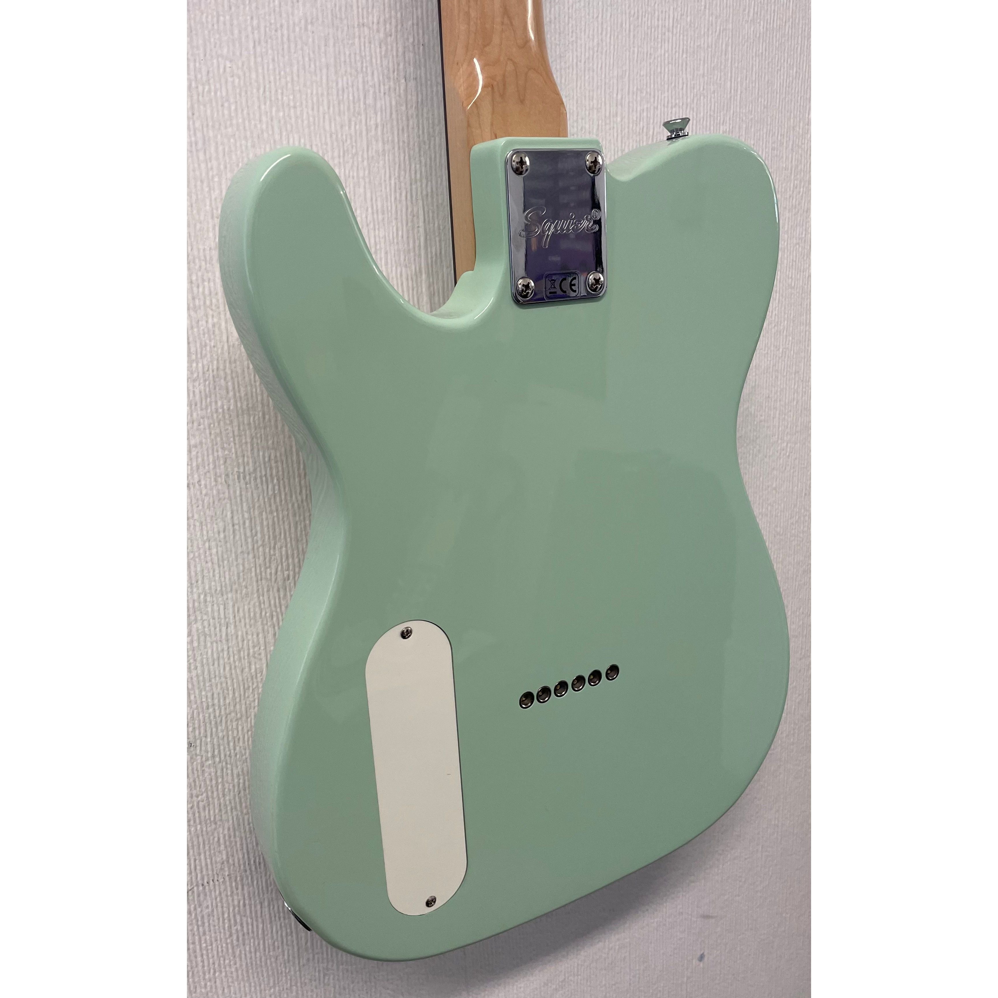 Squier Paranormal Series Baritone Cabronita Telecaster Electric Guitar in Surf Green Pre-Owned