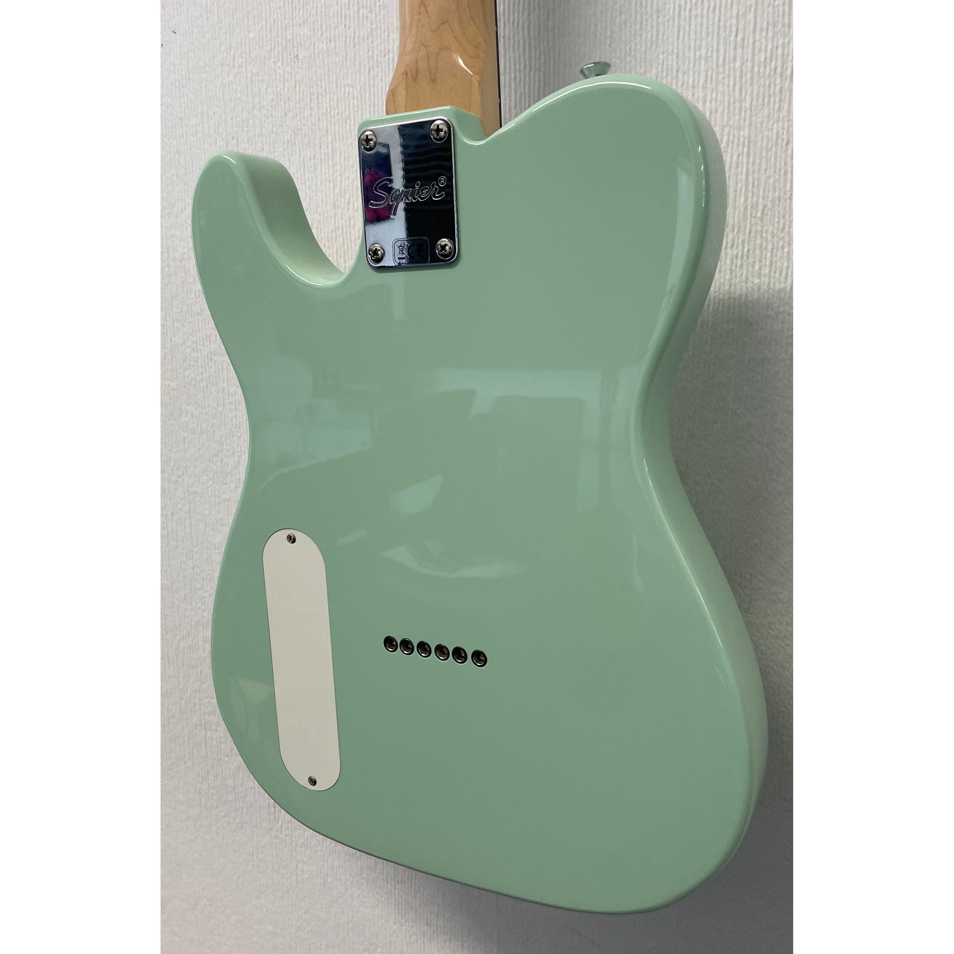 Squier Paranormal Series Baritone Cabronita Telecaster Electric Guitar in Surf Green Pre-Owned