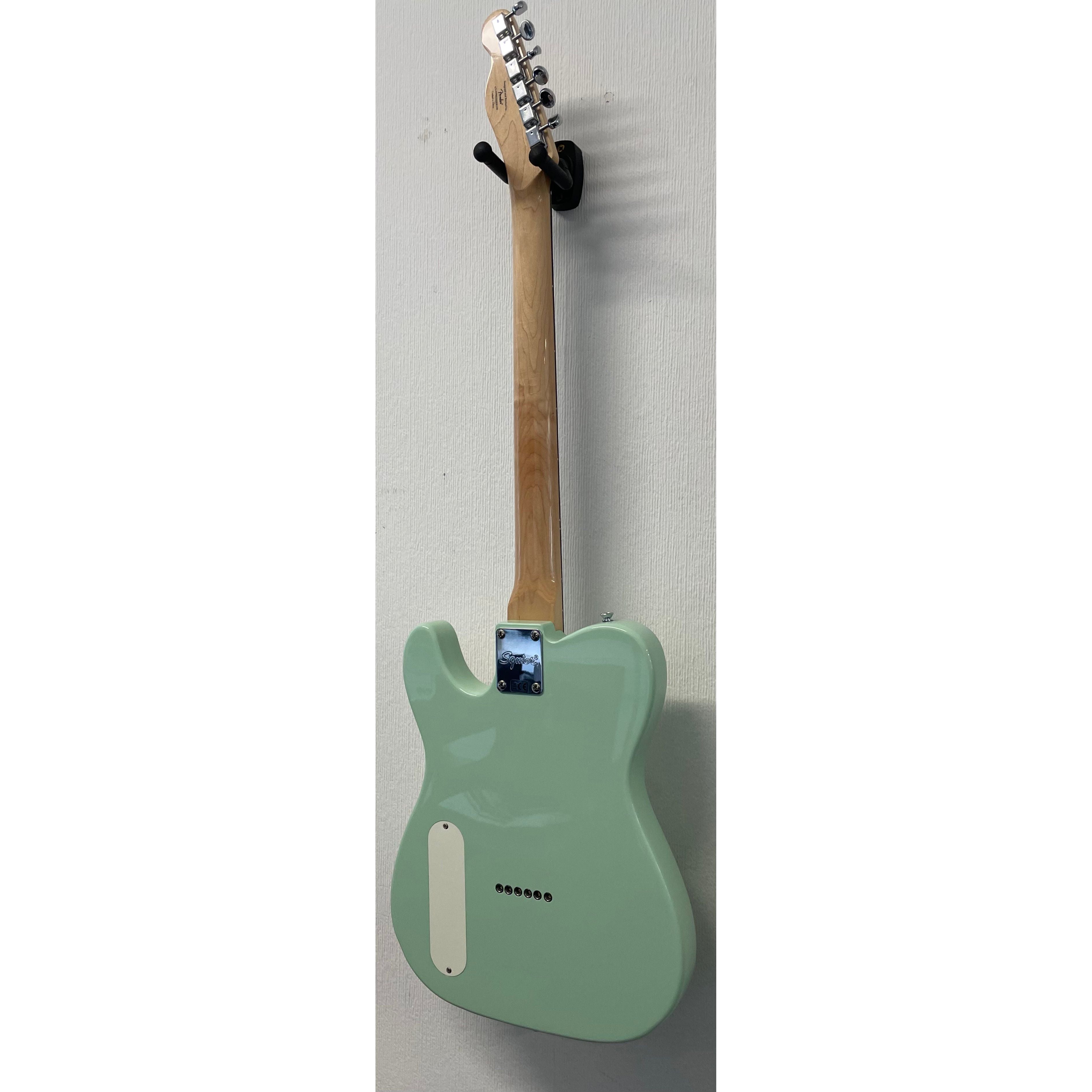 Squier Paranormal Series Baritone Cabronita Telecaster Electric Guitar in Surf Green Pre-Owned