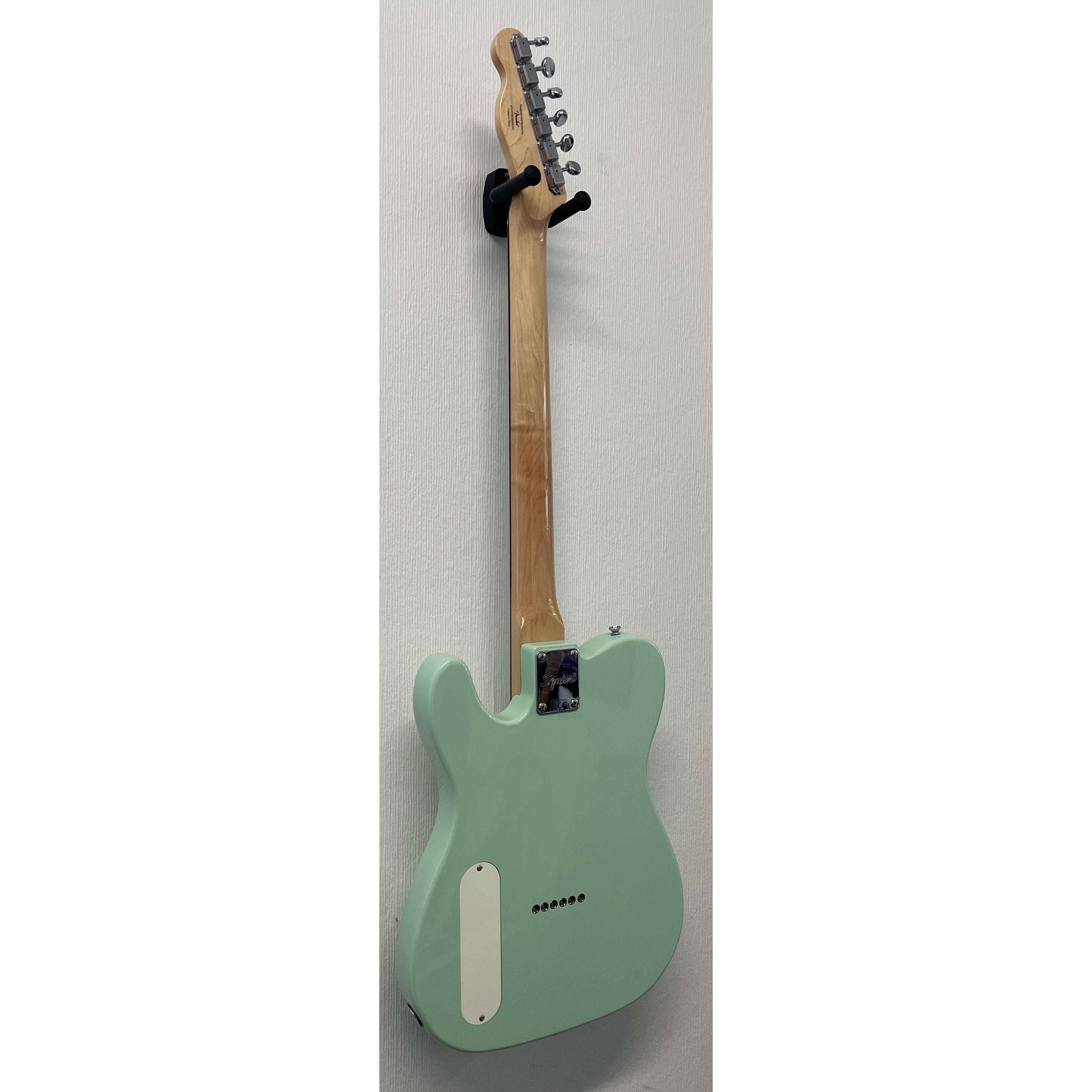 Squier Paranormal Series Baritone Cabronita Telecaster Electric Guitar in Surf Green Pre-Owned
