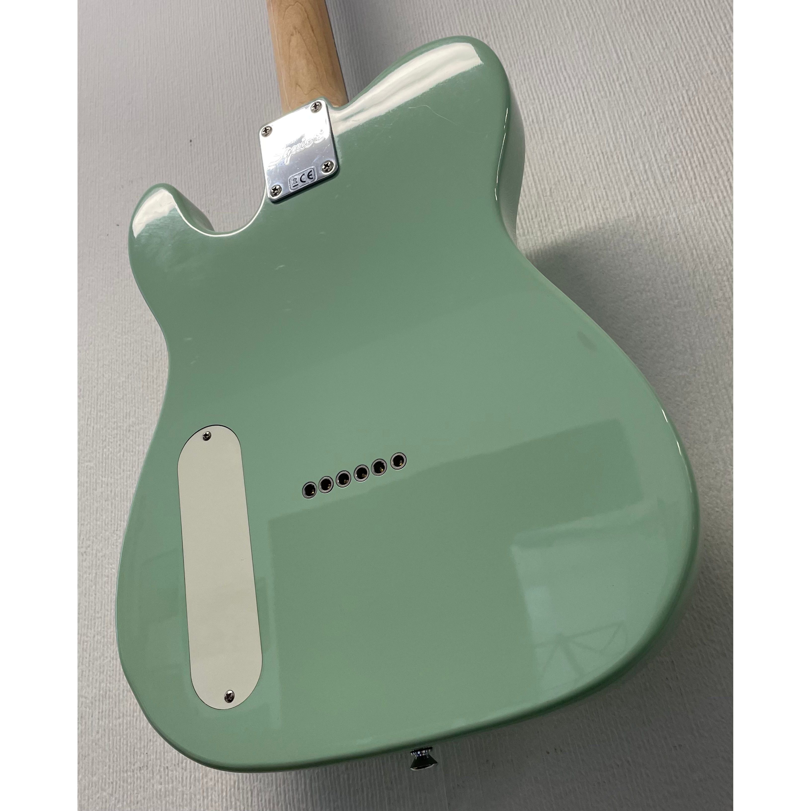 Squier Paranormal Series Baritone Cabronita Telecaster Electric Guitar in Surf Green Pre-Owned