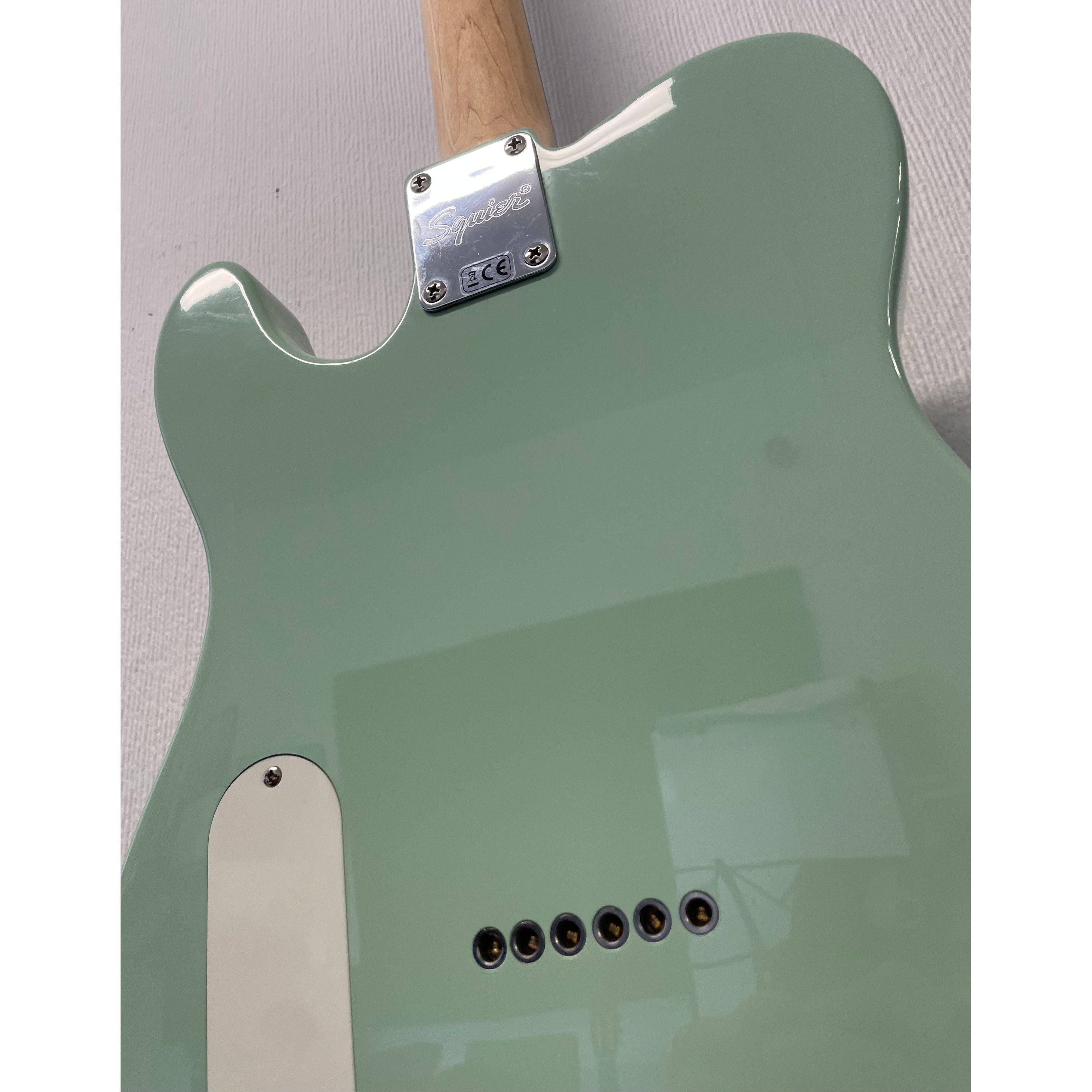 Squier Paranormal Series Baritone Cabronita Telecaster Electric Guitar in Surf Green Pre-Owned