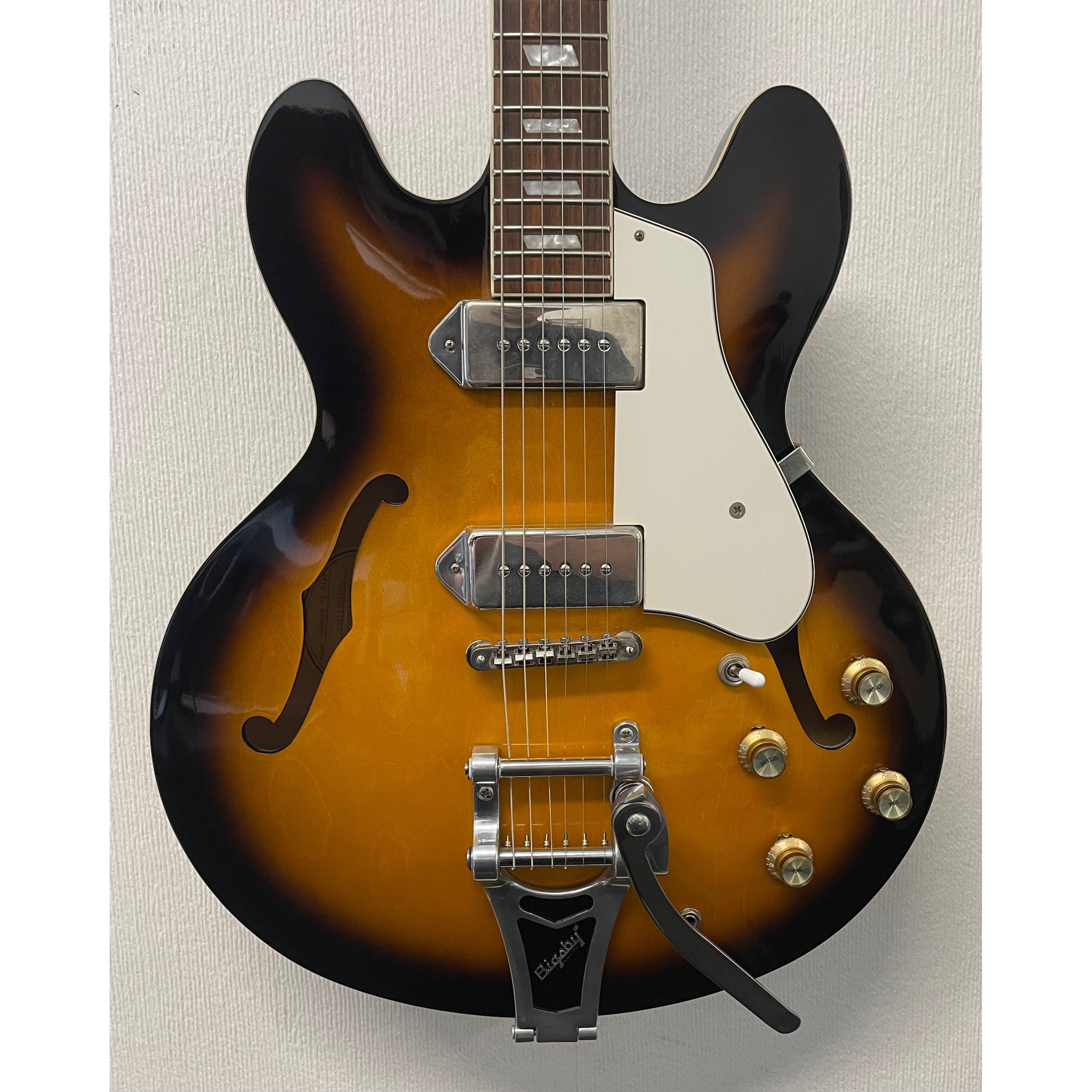 Epiphone Casino VS Bigsby Hollowbody Electric Guitar in Vintage Sunburst Pre-Owned