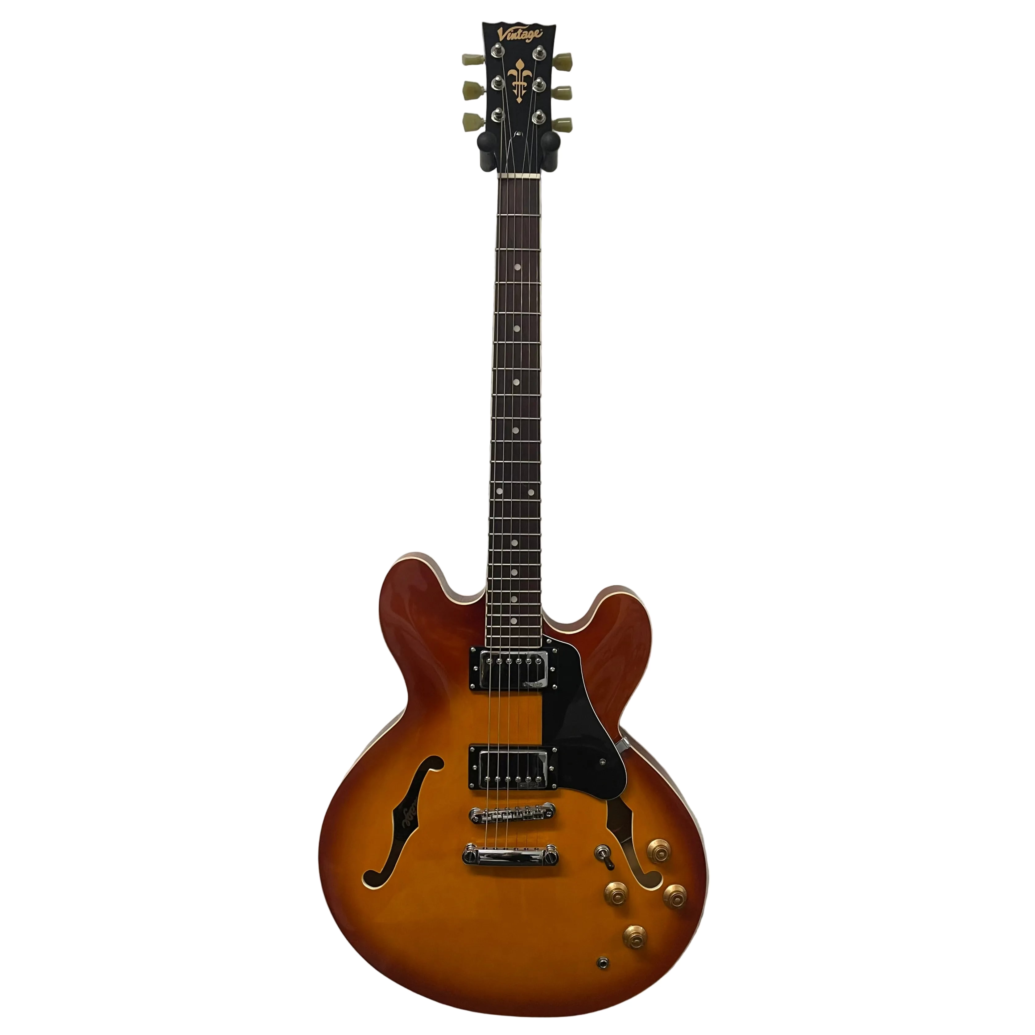 Vintage Hollowbody Electric Guitar VSA500 in Honeyburst Pre-Owned