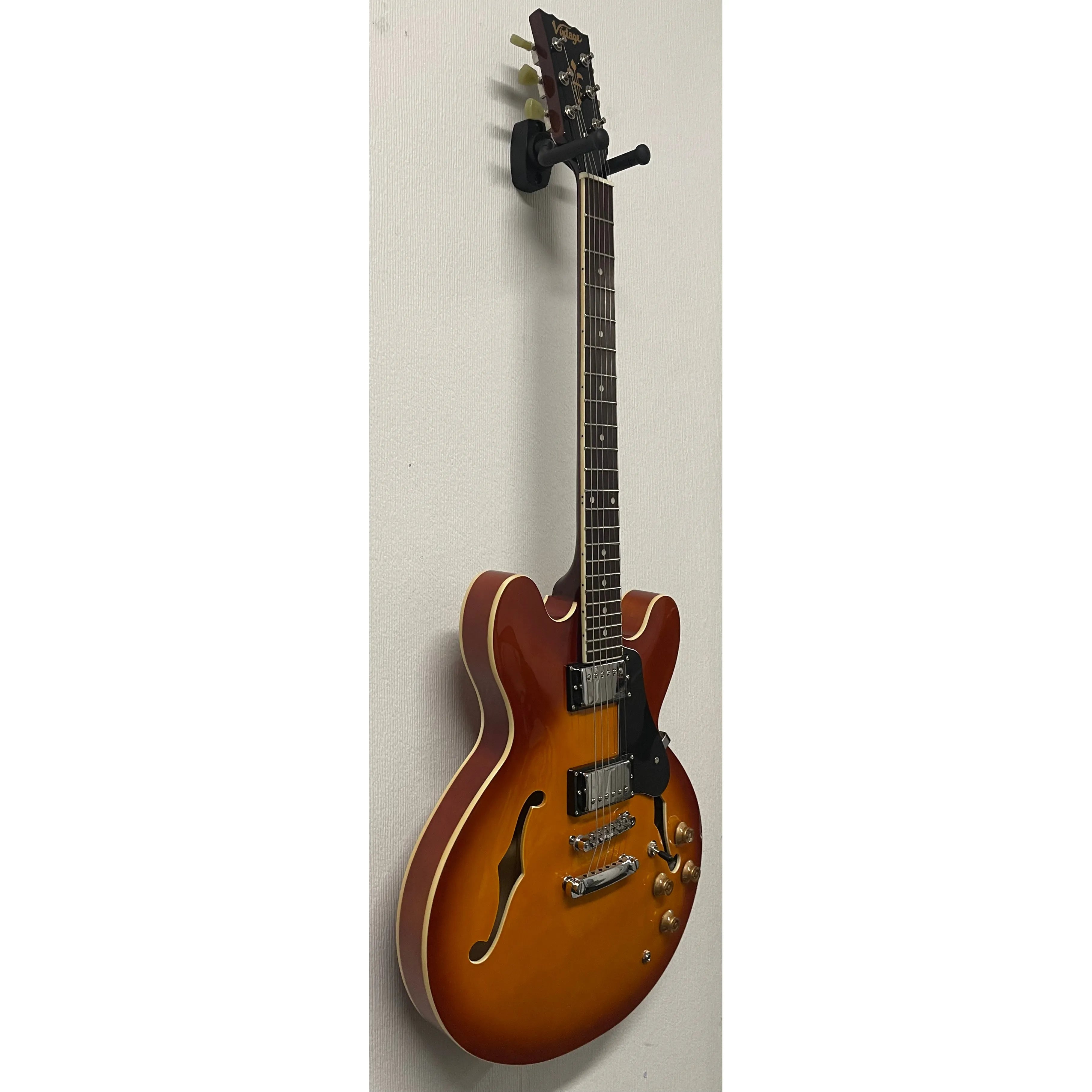 Vintage Hollowbody Electric Guitar VSA500 in Honeyburst Pre-Owned