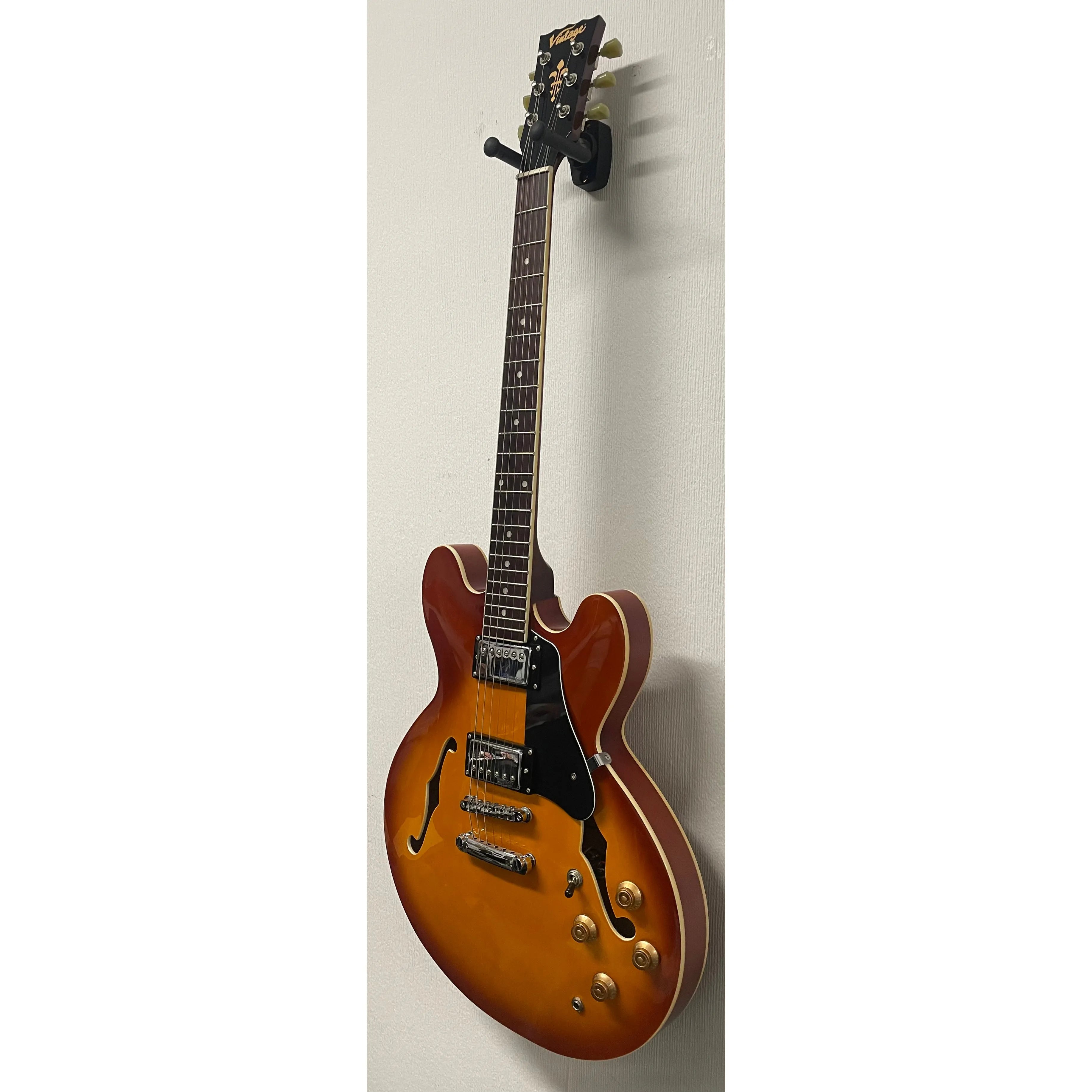 Vintage Hollowbody Electric Guitar VSA500 in Honeyburst Pre-Owned