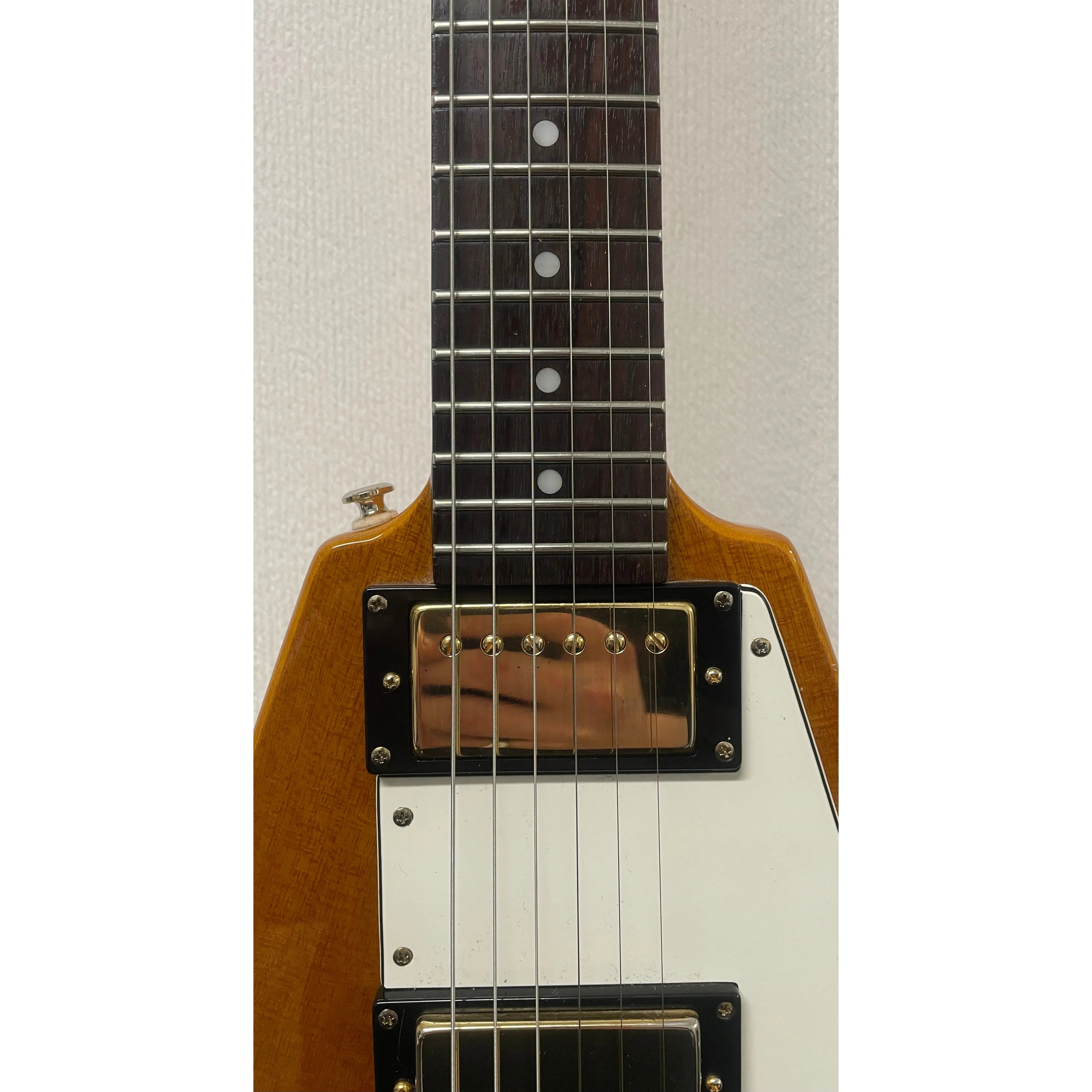 Epiphone Flying V in Natural, 2003, Korean, Unsung, Electric Guitar Pre-Owned