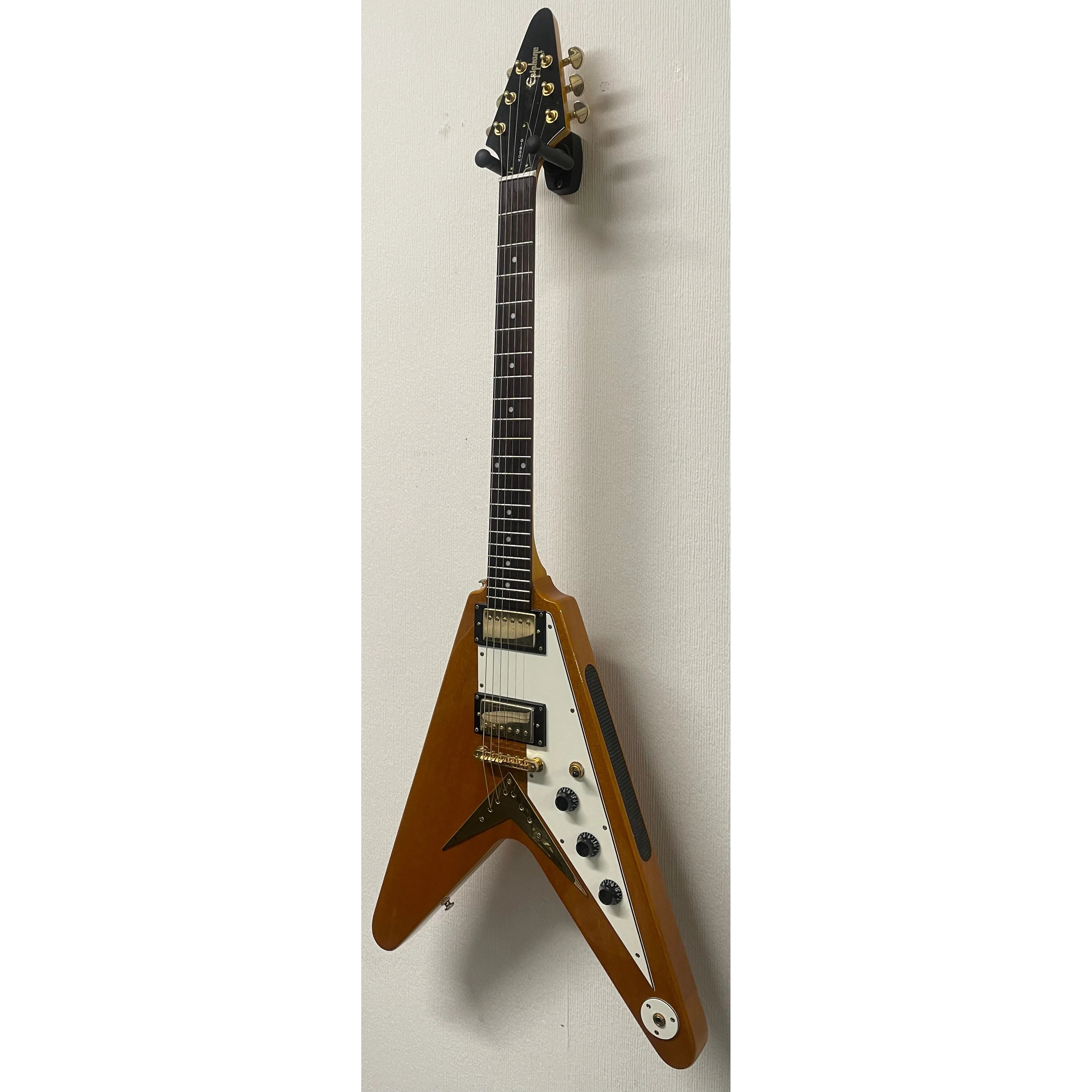 Epiphone Flying V in Natural, 2003, Korean, Unsung, Electric Guitar Pre-Owned