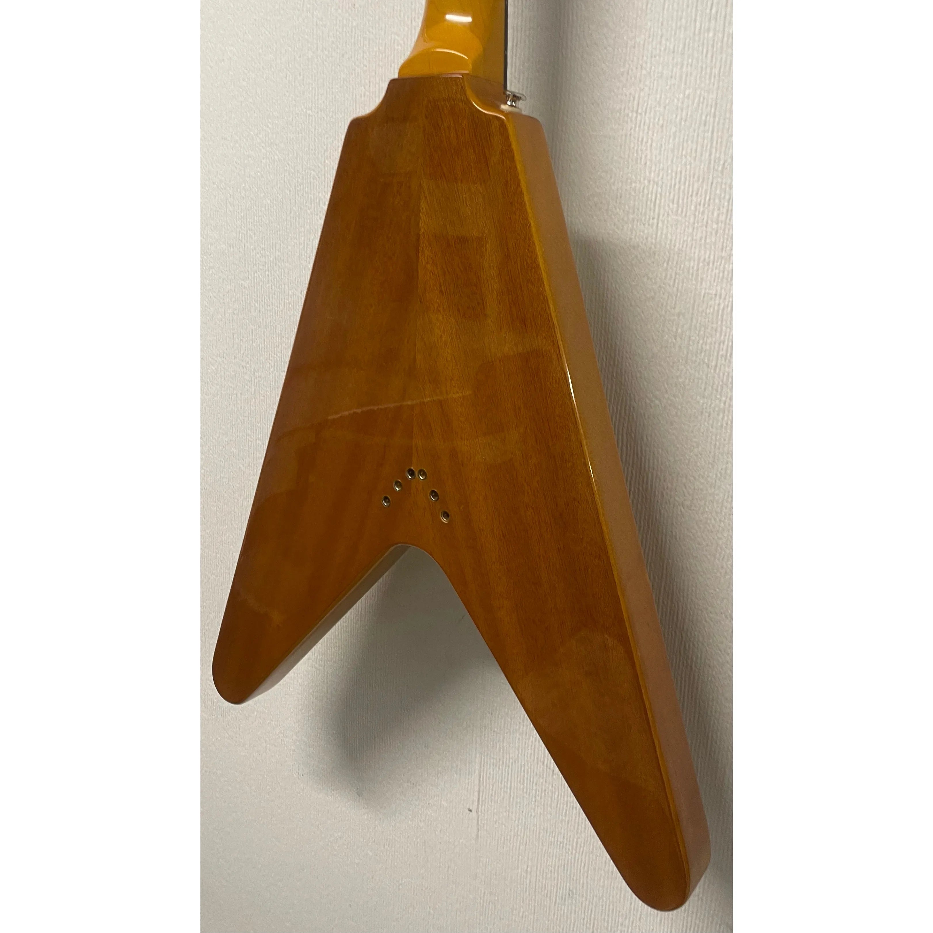 Epiphone Flying V in Natural, 2003, Korean, Unsung, Electric Guitar Pre-Owned