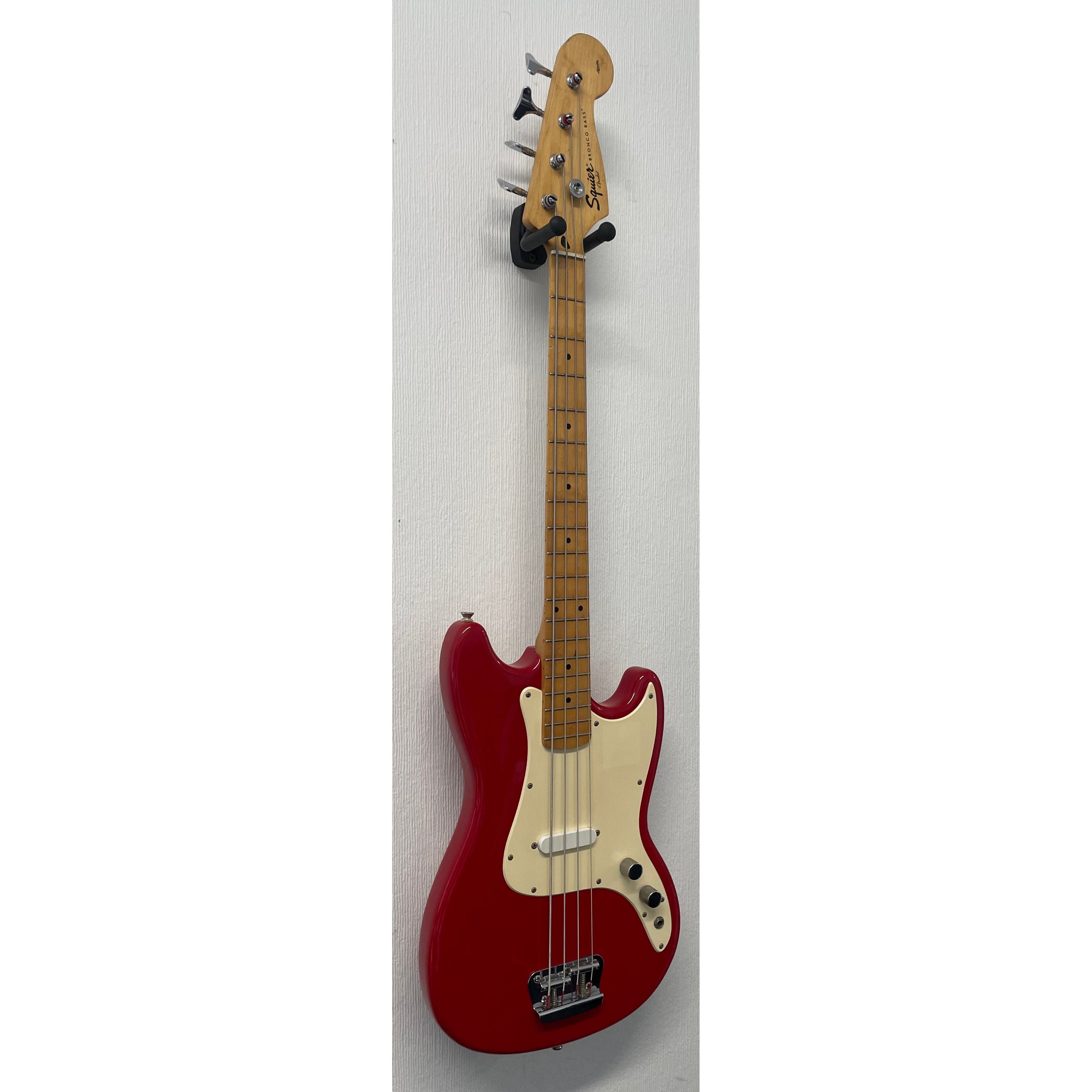 Squier Affinity Bronco Bass in Torino Red Pre-Owned