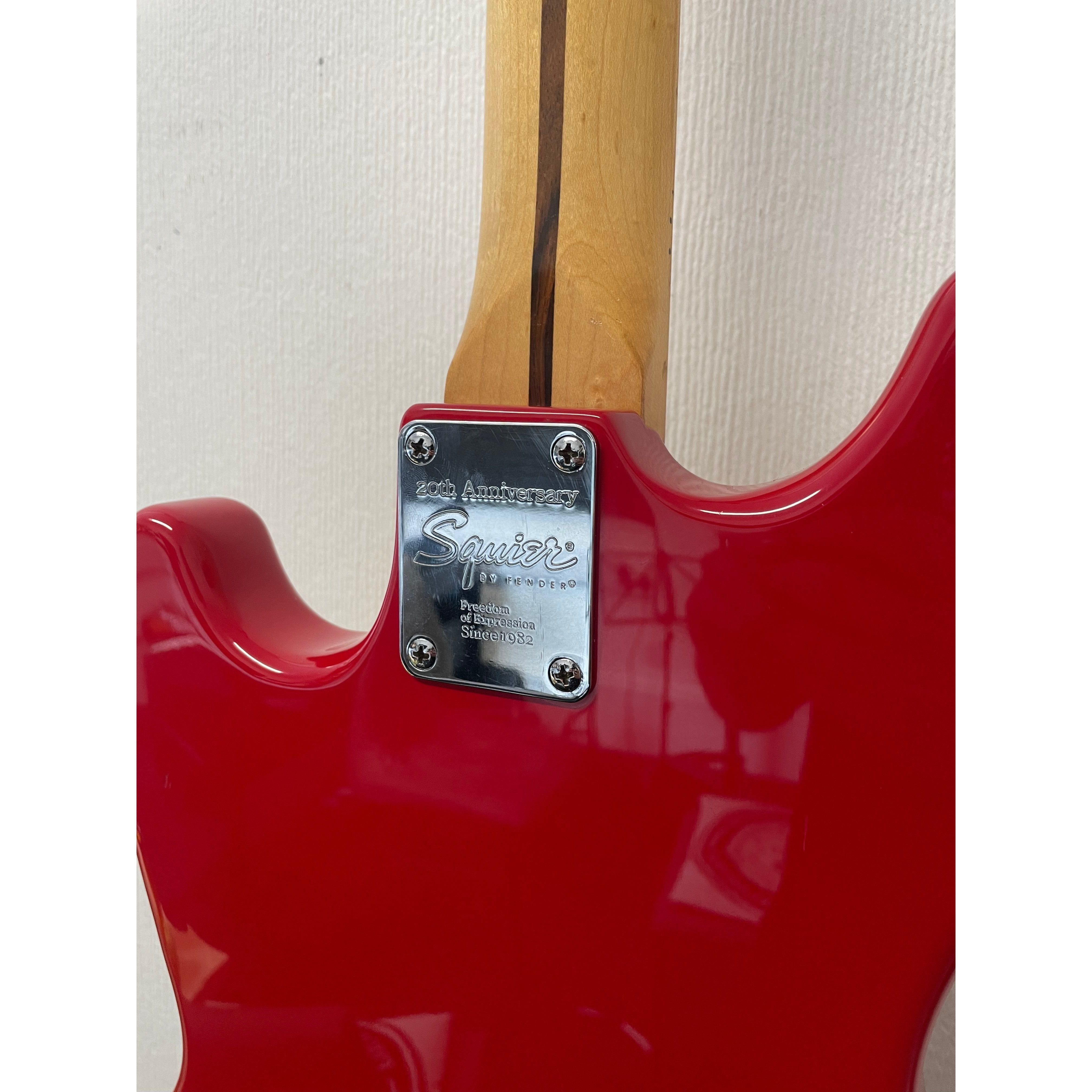 Squier Affinity Bronco Bass in Torino Red Pre-Owned
