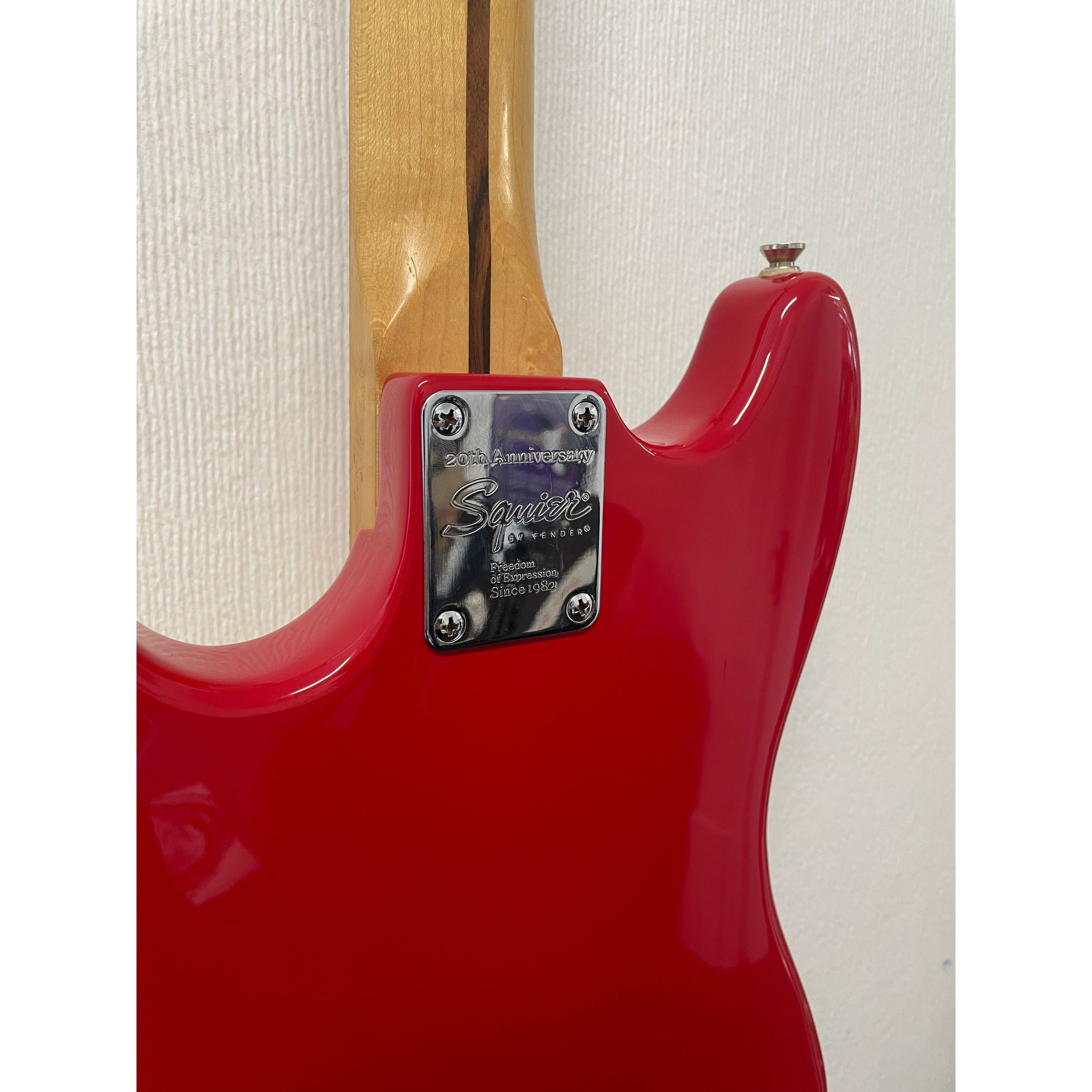 Squier Affinity Bronco Bass in Torino Red Pre-Owned