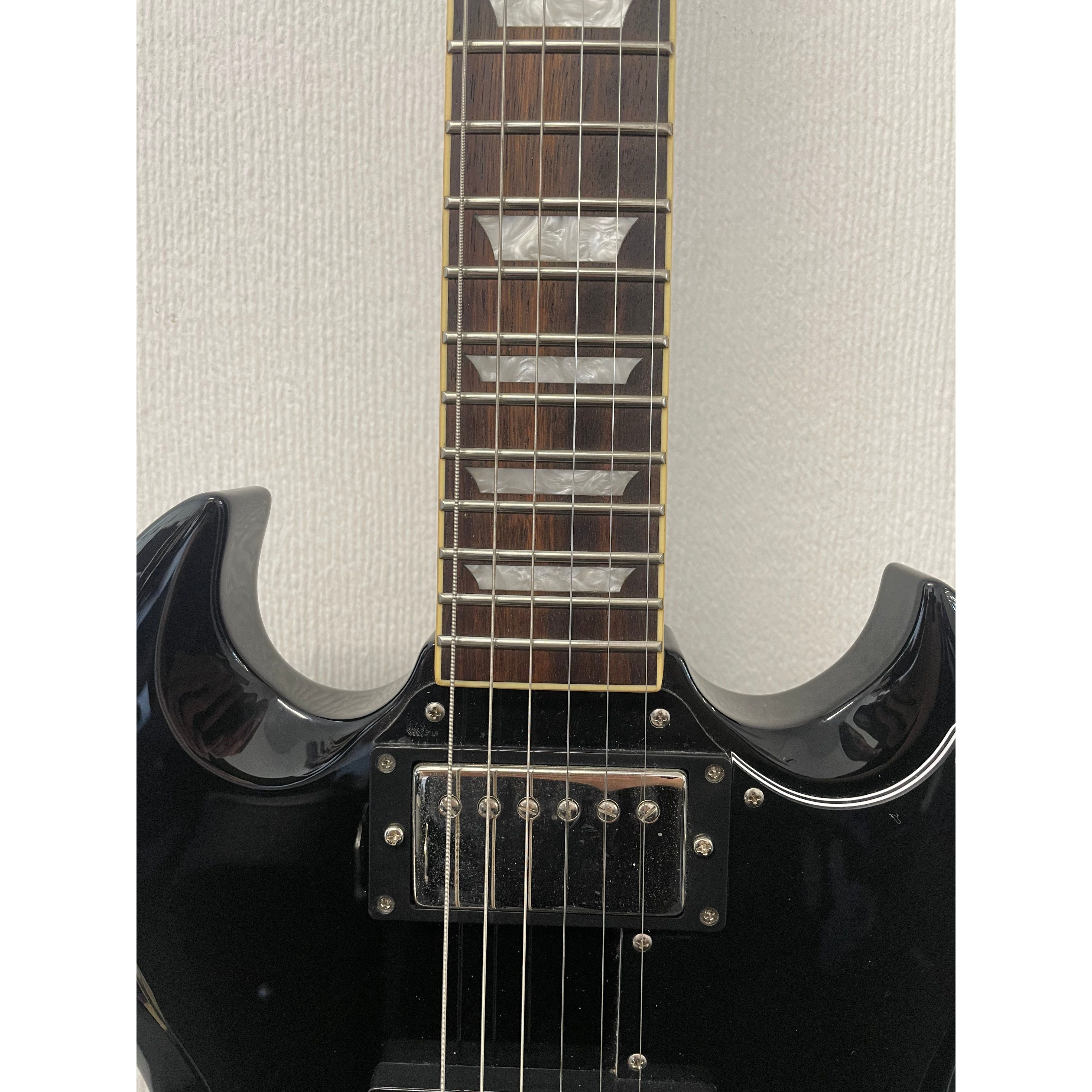 Burny Fernandes SG RSG-50 63' Electric Guitar in Gloss Black Pre-Owned
