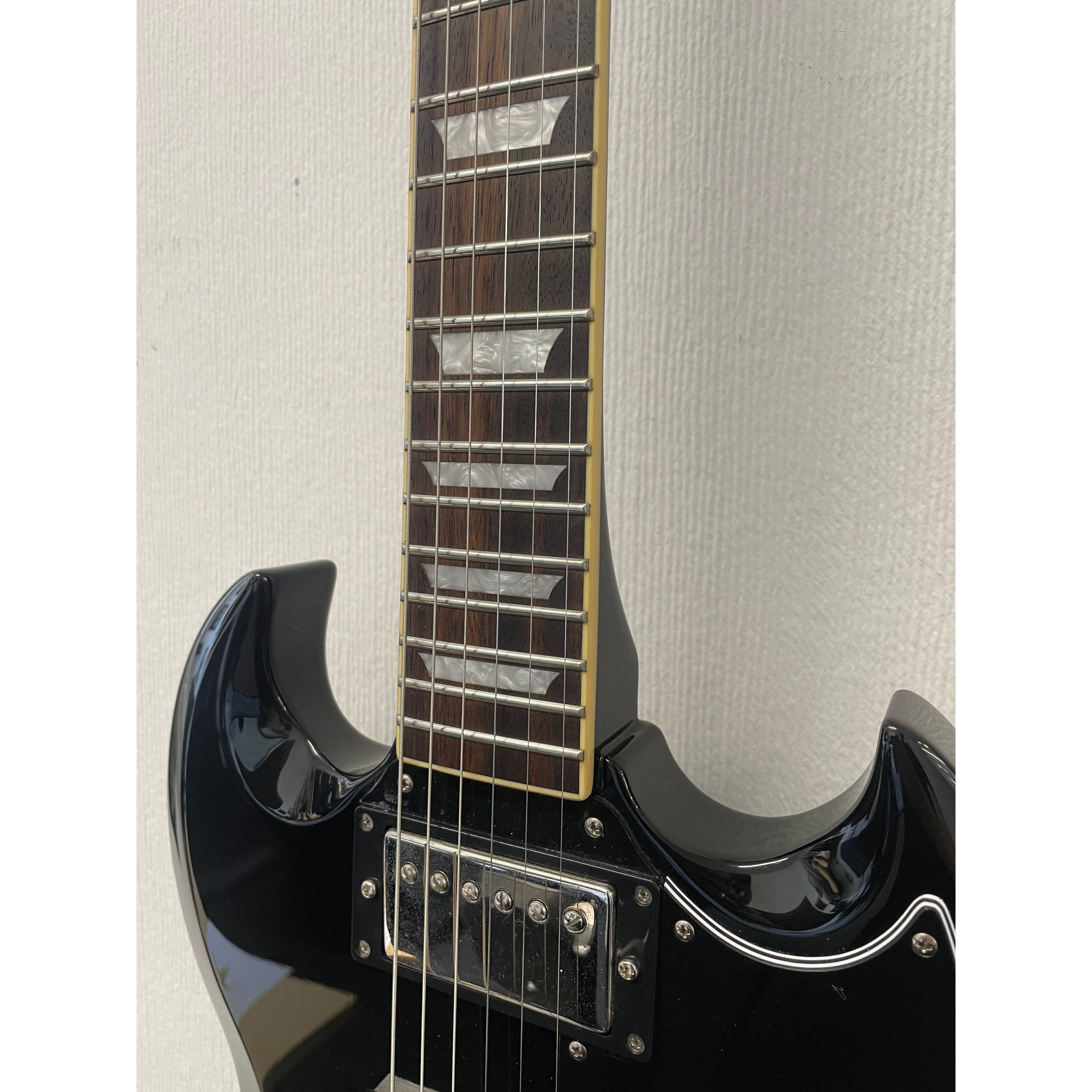 Burny Fernandes SG RSG-50 63' Electric Guitar in Gloss Black Pre-Owned