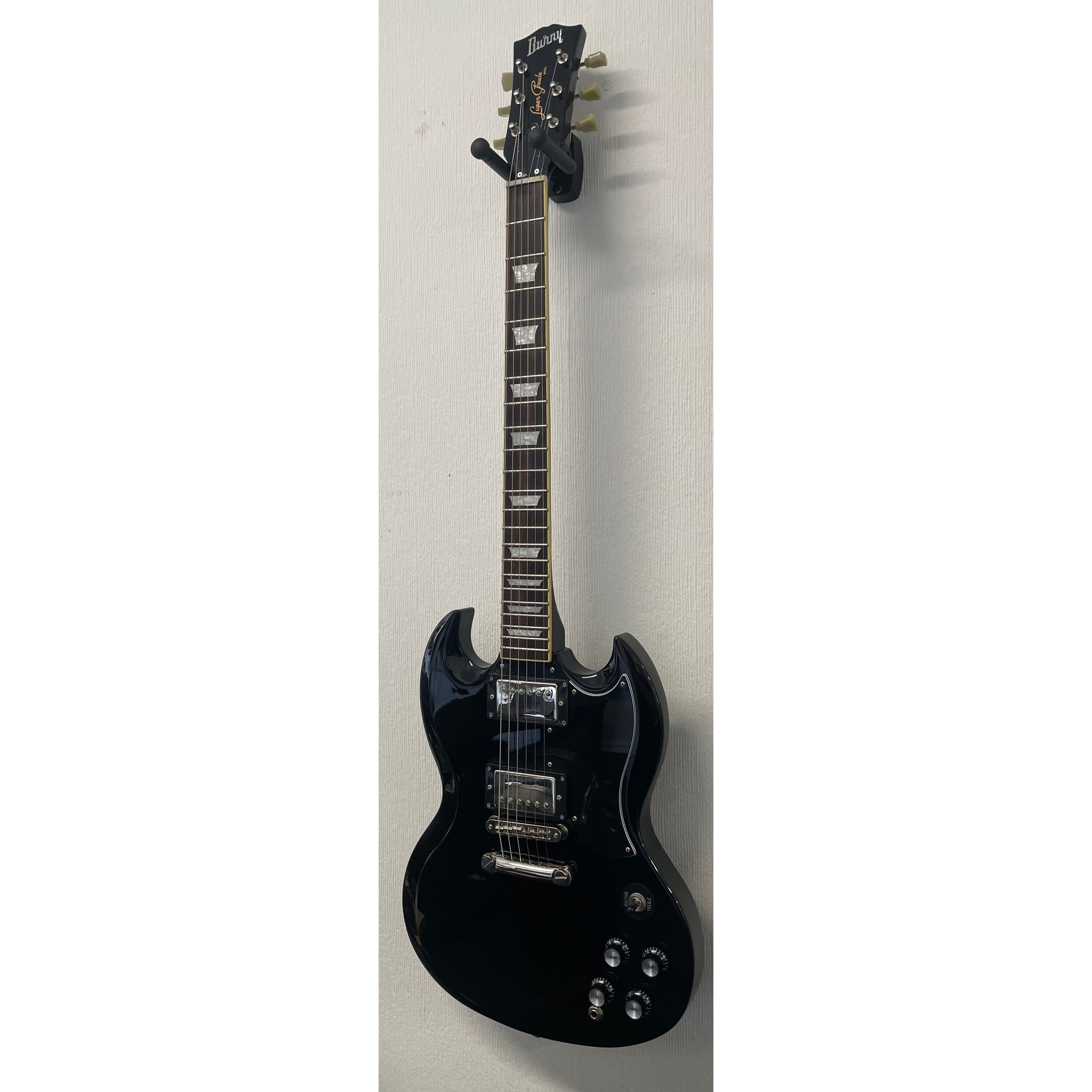 Burny Fernandes SG RSG-50 63' Electric Guitar in Gloss Black Pre-Owned