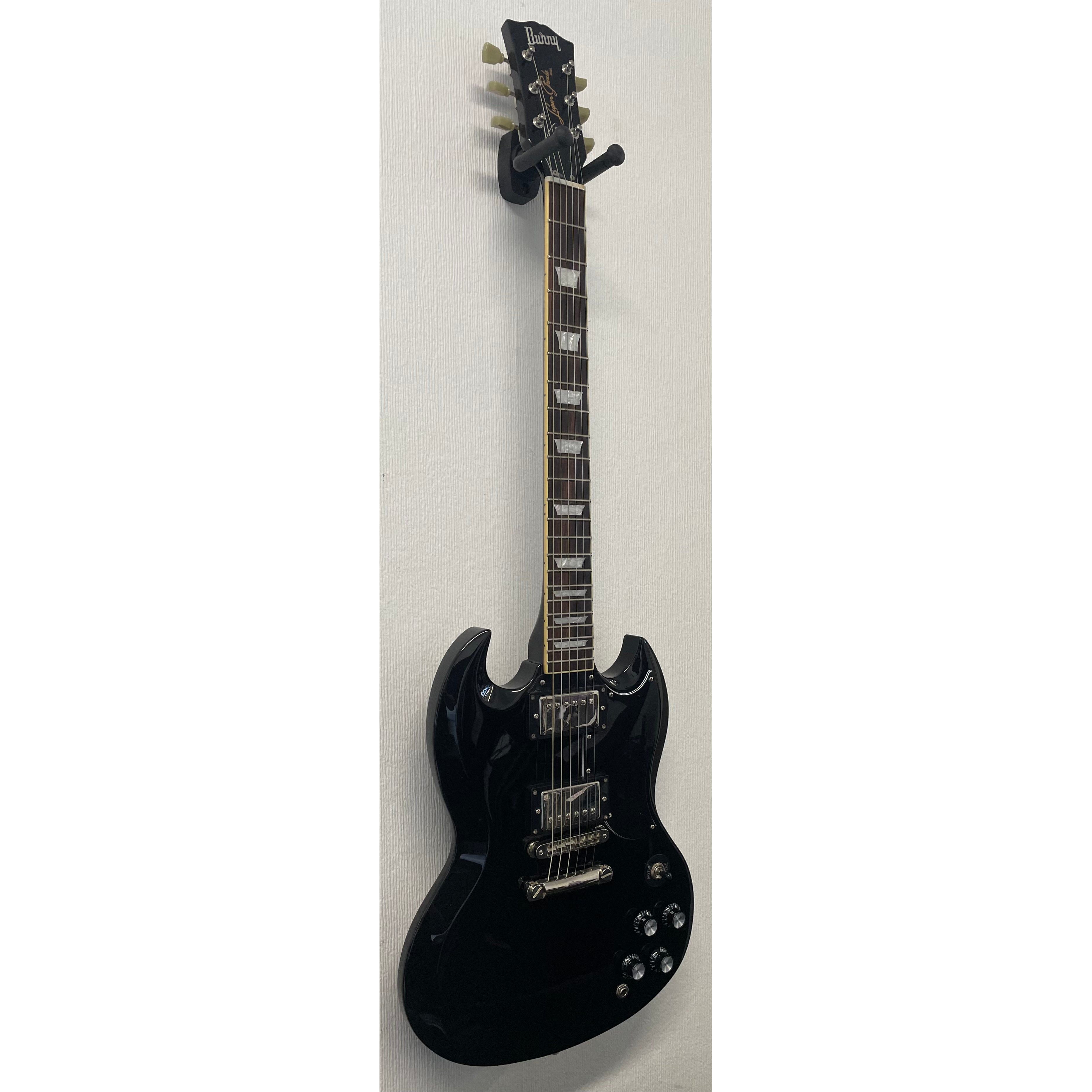 Burny Fernandes SG RSG-50 63' Electric Guitar in Gloss Black Pre-Owned