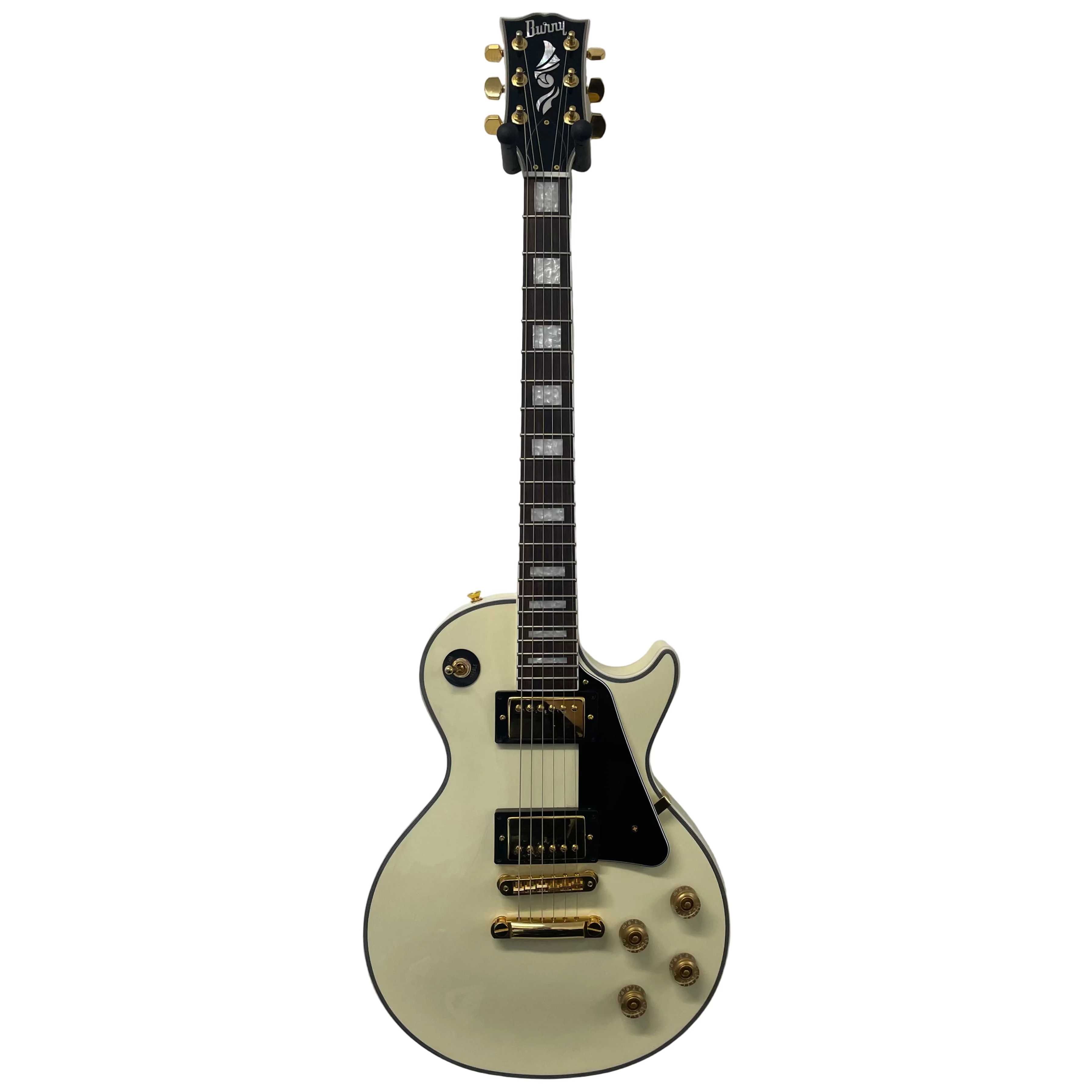 Burny Fernandes RLC-55 Les Paul Style Electric Guitar in Vintage White Pre-Owned