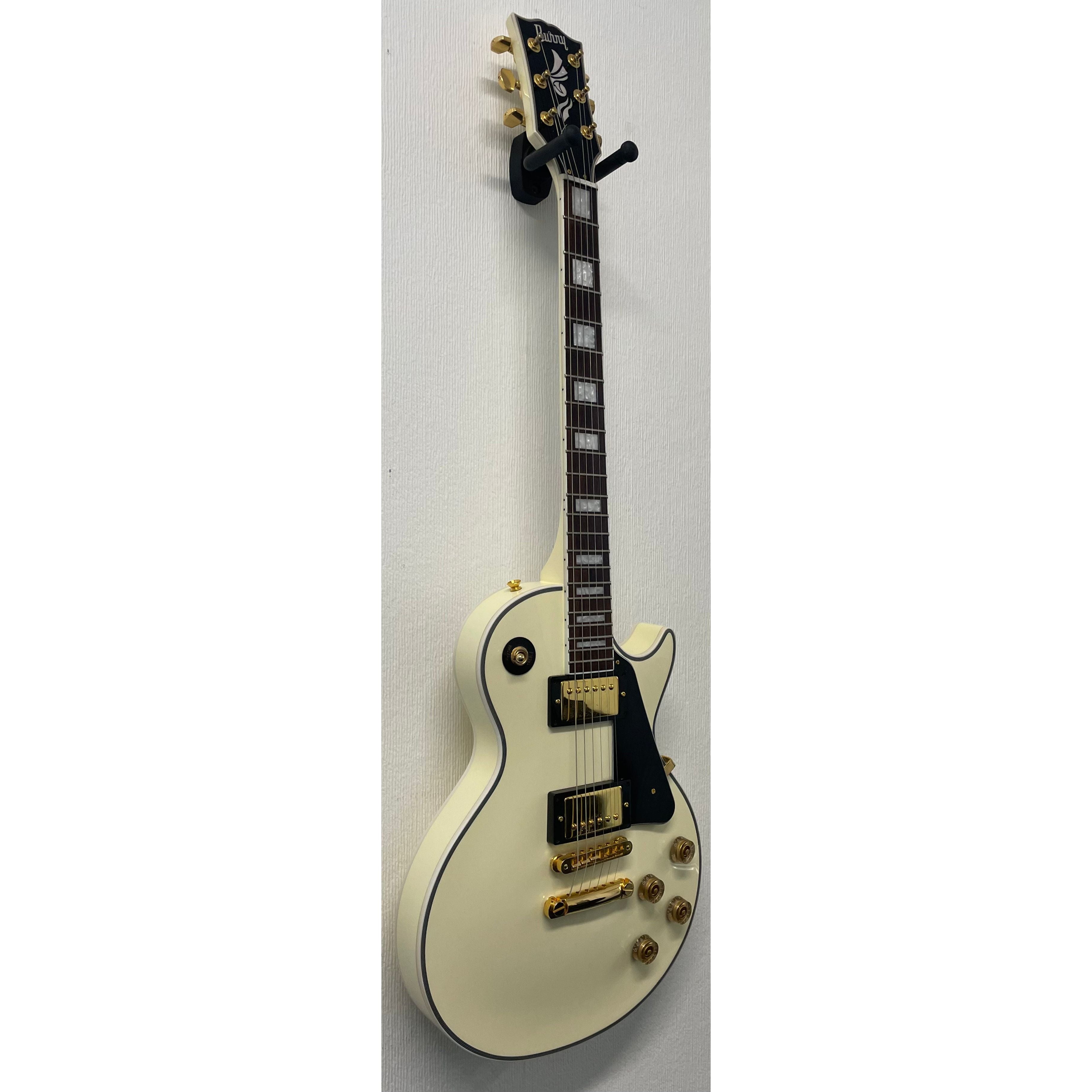 Burny Fernandes RLC-55 Les Paul Style Electric Guitar in Vintage White Pre-Owned