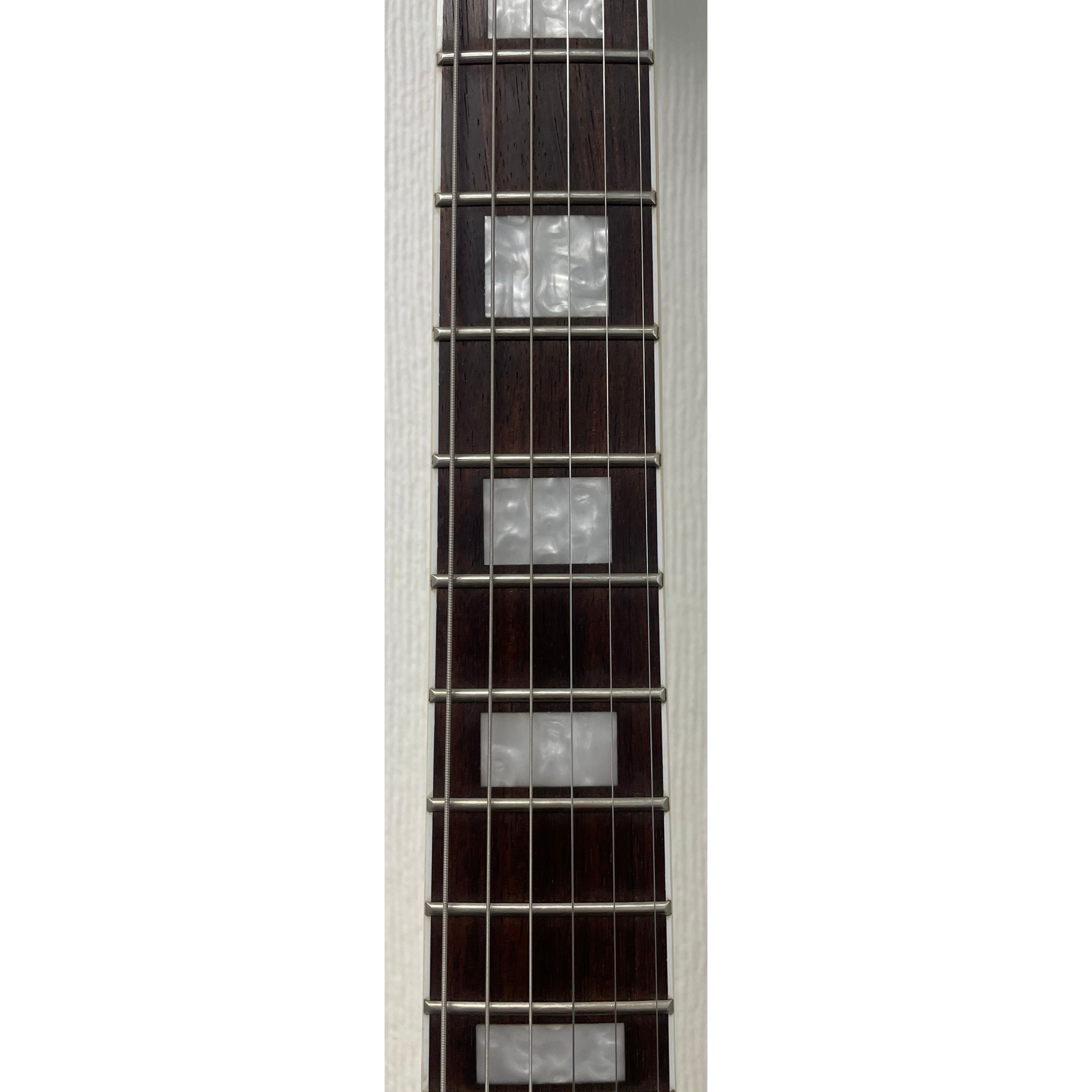Burny Fernandes RLC-55 Les Paul Style Electric Guitar in Vintage White Pre-Owned