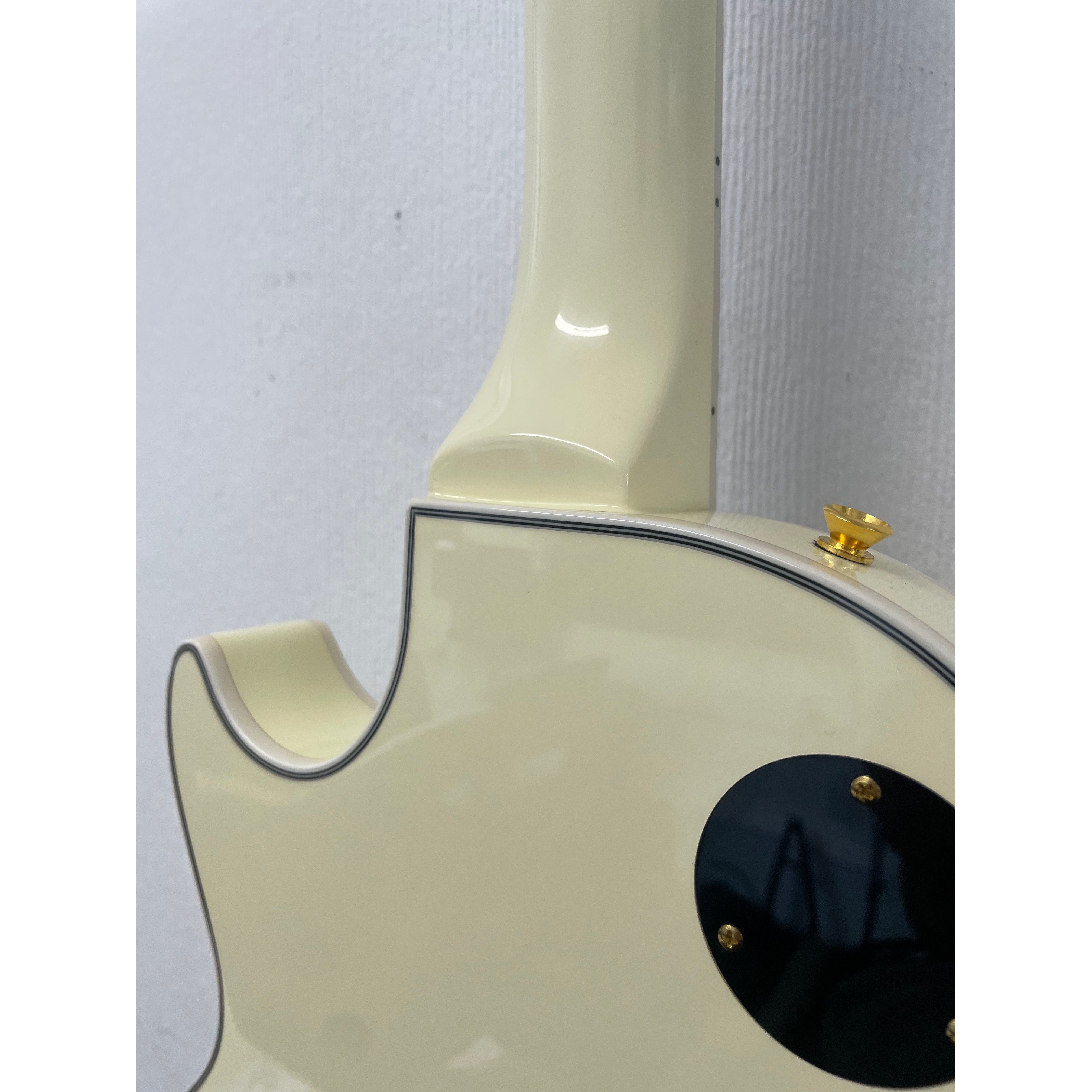 Burny Fernandes RLC-55 Les Paul Style Electric Guitar in Vintage White Pre-Owned