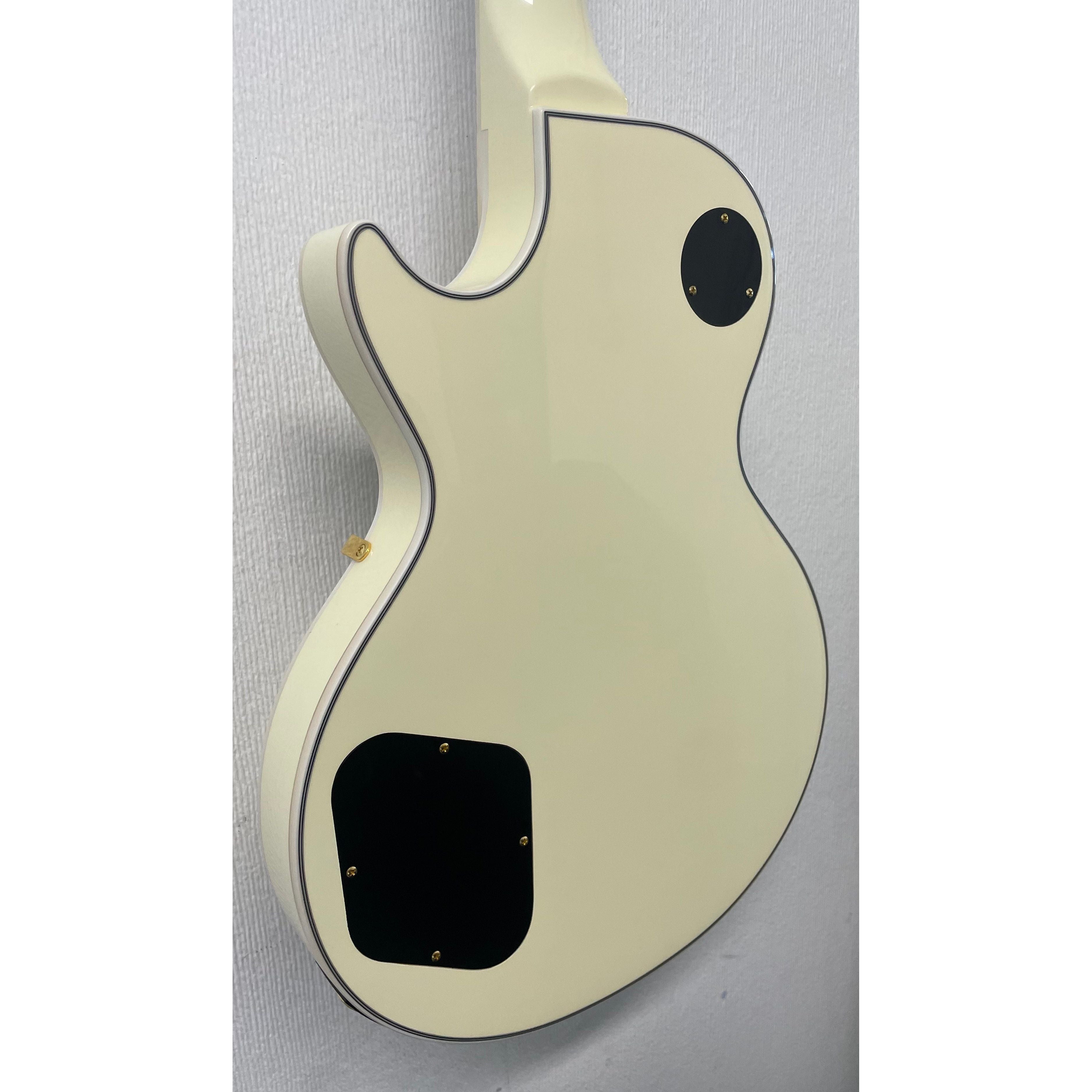 Burny Fernandes RLC-55 Les Paul Style Electric Guitar in Vintage White Pre-Owned