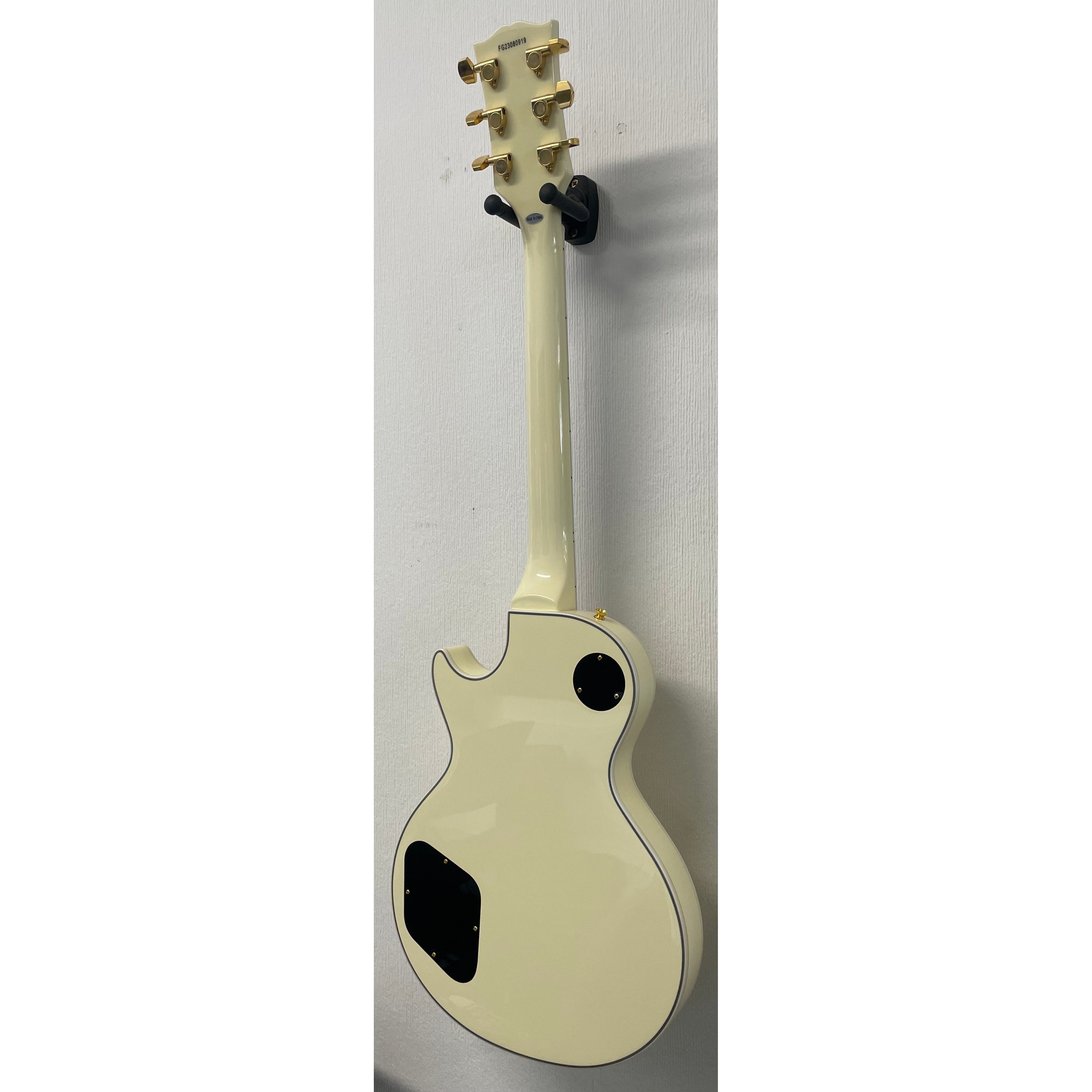 Burny Fernandes RLC-55 Les Paul Style Electric Guitar in Vintage White Pre-Owned