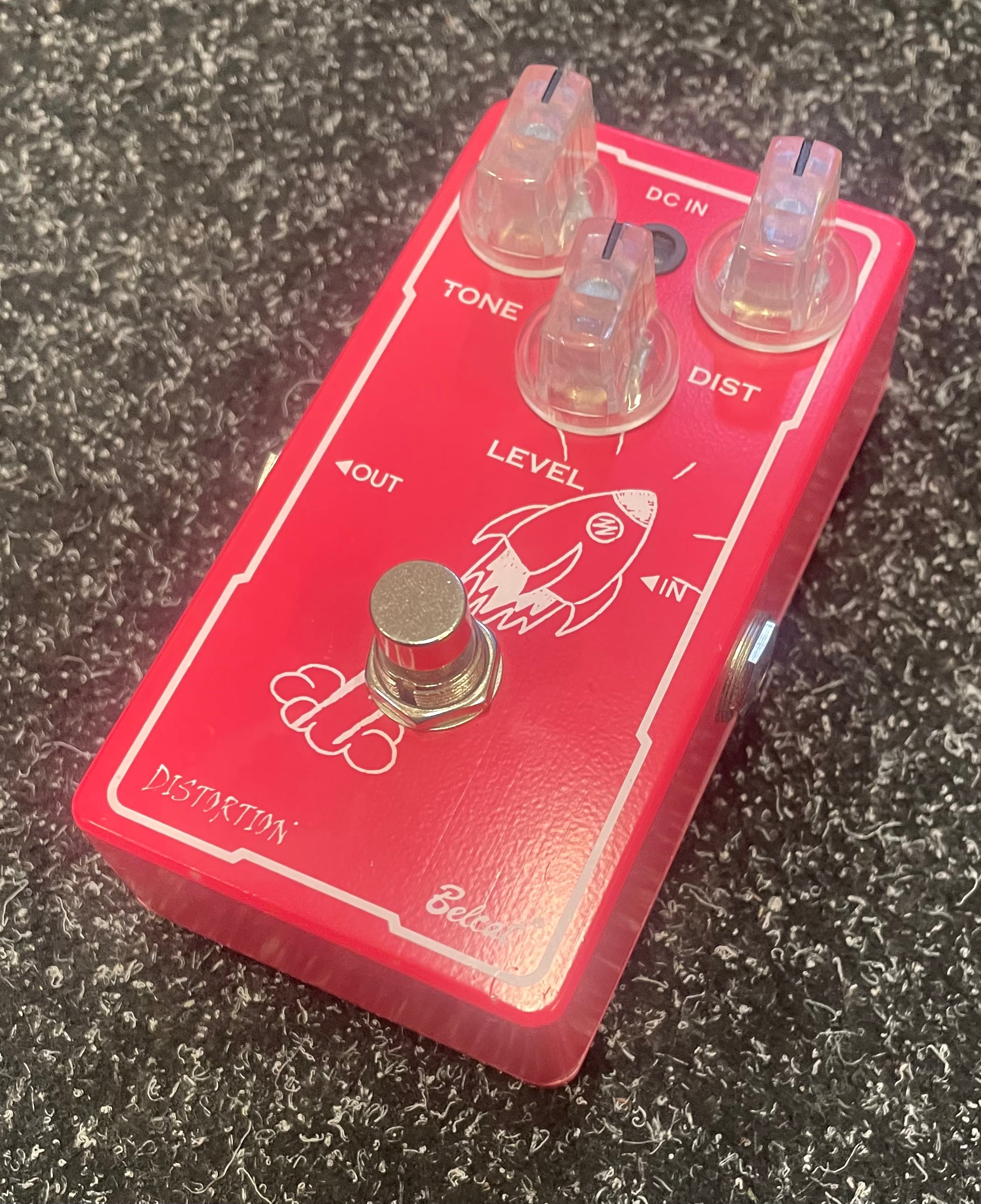 Belcat DST-601 Red Rocket Distortion Pedal For Electric Guitar Pre-Owned