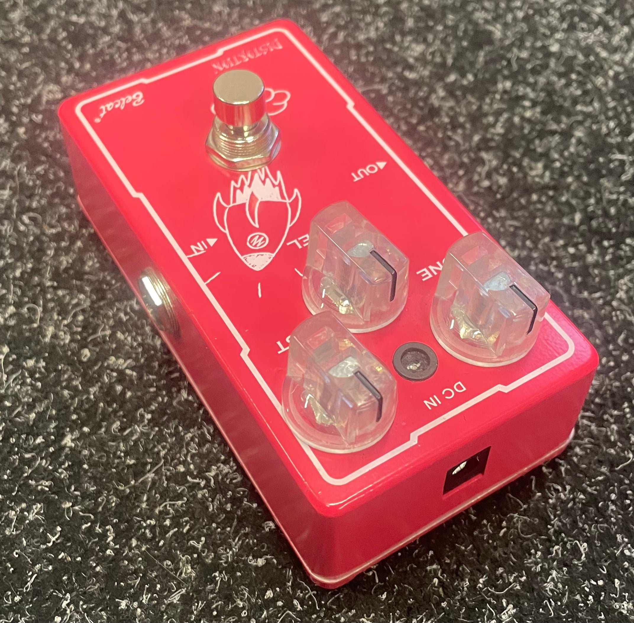 Belcat DST-601 Red Rocket Distortion Pedal For Electric Guitar Pre-Owned