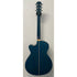 Aria Folk Size Electro Acoustic Guitar with Built in Effects FET-01FX SBL in Thru Blue with Original Gigbag Pre-Owned
