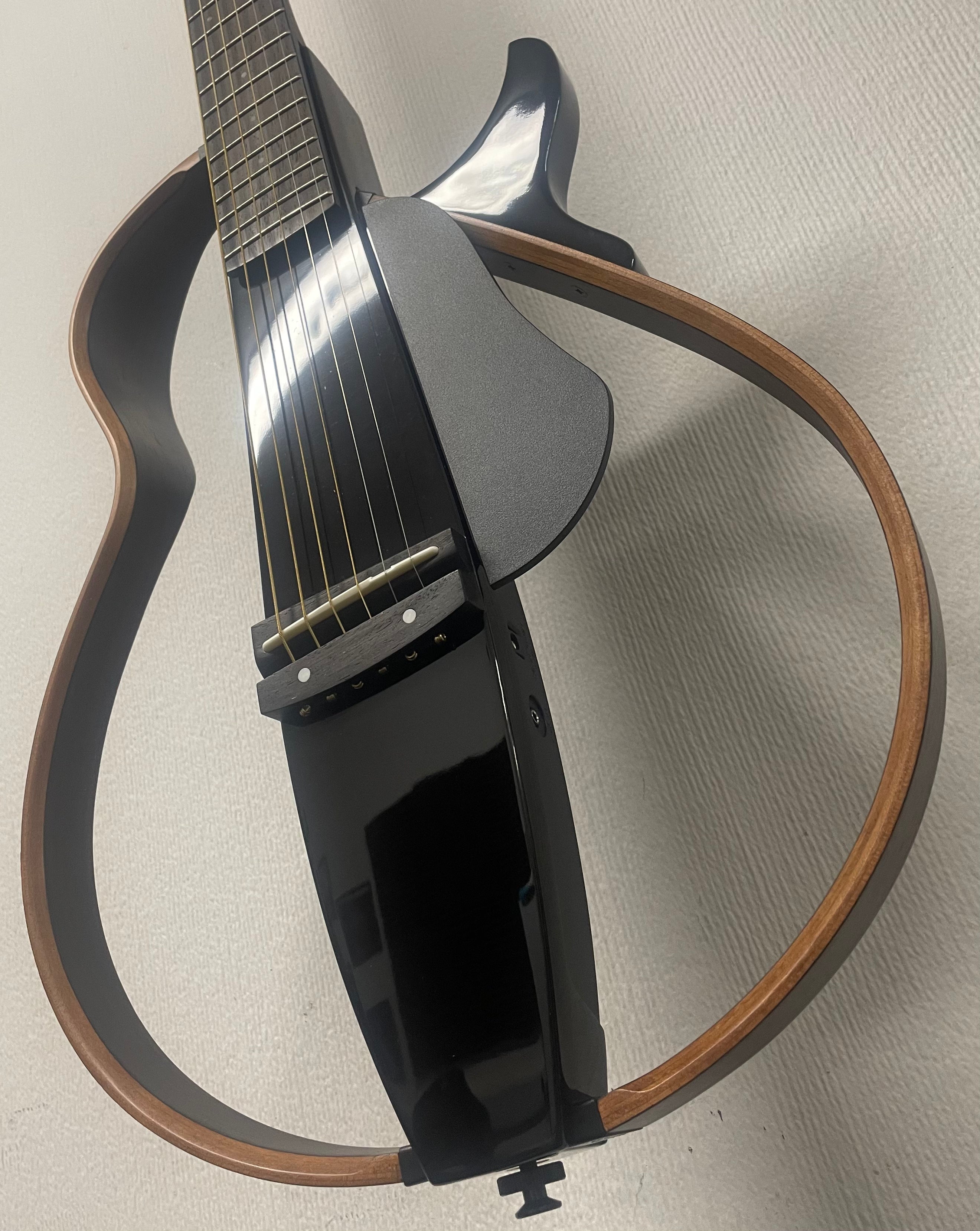 Yamaha SLG200 TBL Silent Guitar in Trans Black with Gigbag Pre-Owned