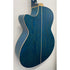 Aria Folk Size Electro Acoustic Guitar with Built in Effects FET-01FX SBL in Thru Blue with Original Gigbag Pre-Owned
