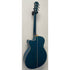 Aria Folk Size Electro Acoustic Guitar with Built in Effects FET-01FX SBL in Thru Blue with Original Gigbag Pre-Owned