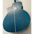 Aria Folk Size Electro Acoustic Guitar with Built in Effects FET-01FX SBL in Thru Blue with Original Gigbag Pre-Owned